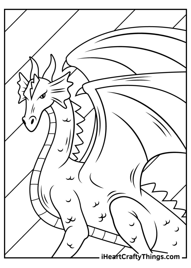 58 Dragon Coloring Pages Printable Free PDFs For Kids 