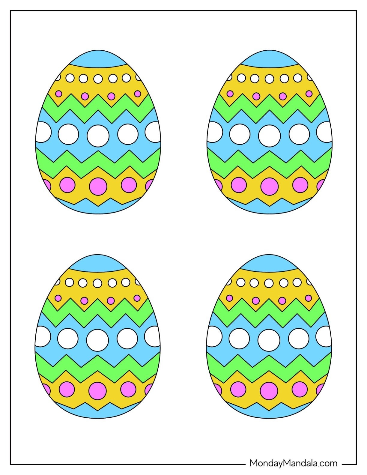 58 Easter Egg Templates Free PDF Printables 