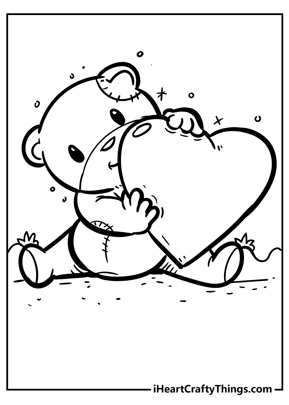 Heart Coloring Pages Free Printable