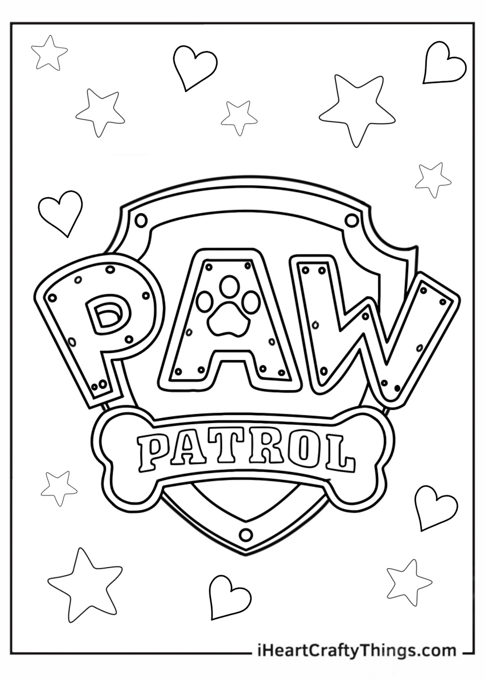 Paw Patrol Free Coloring Printables