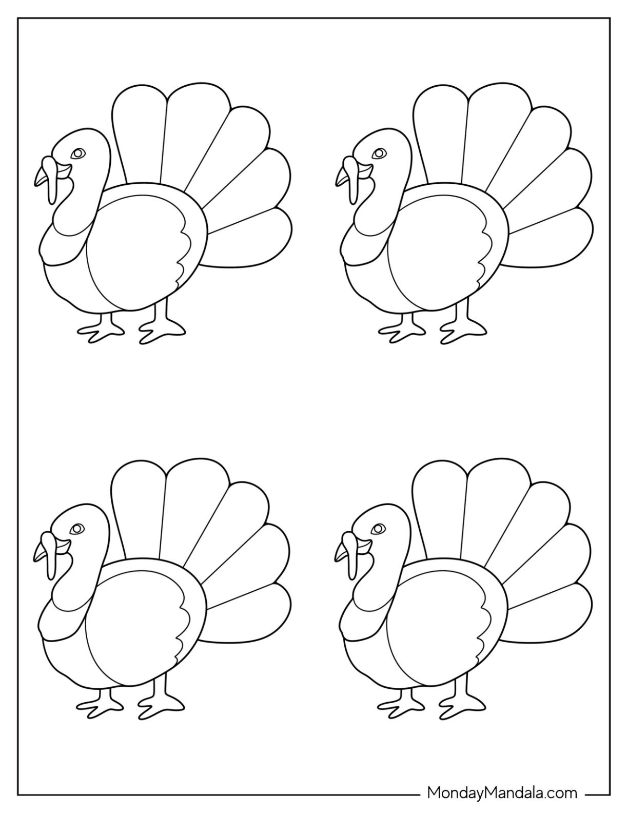 Free Turkey Templates Printables