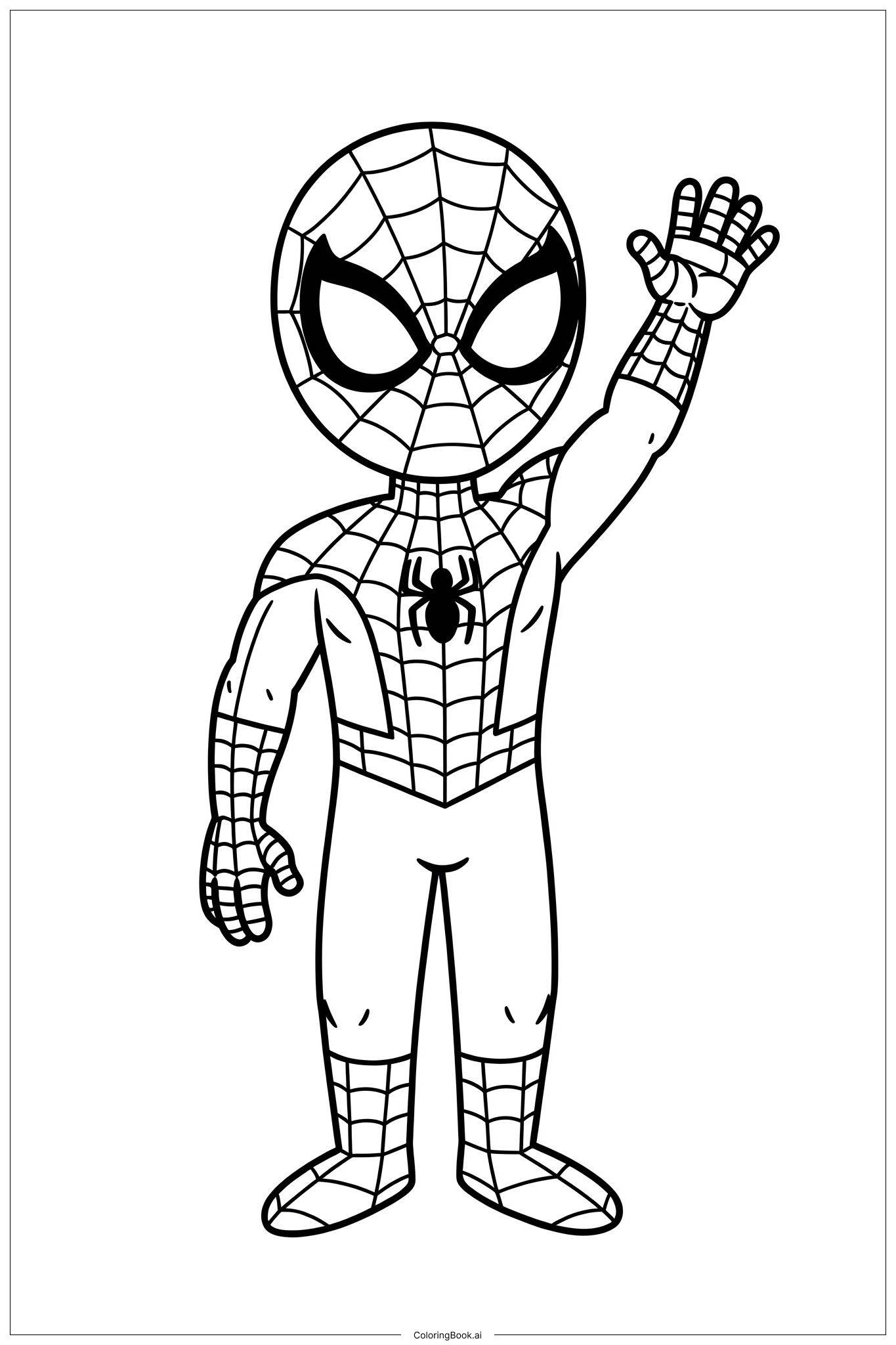 Free Printable Spiderman Colouring Pages