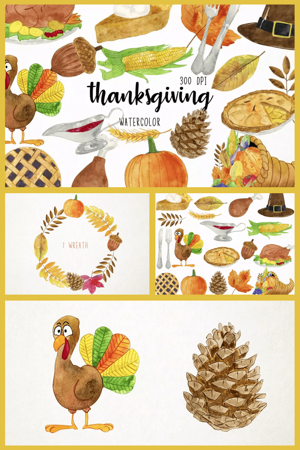 70 Best Thanksgiving Clipart For 2022