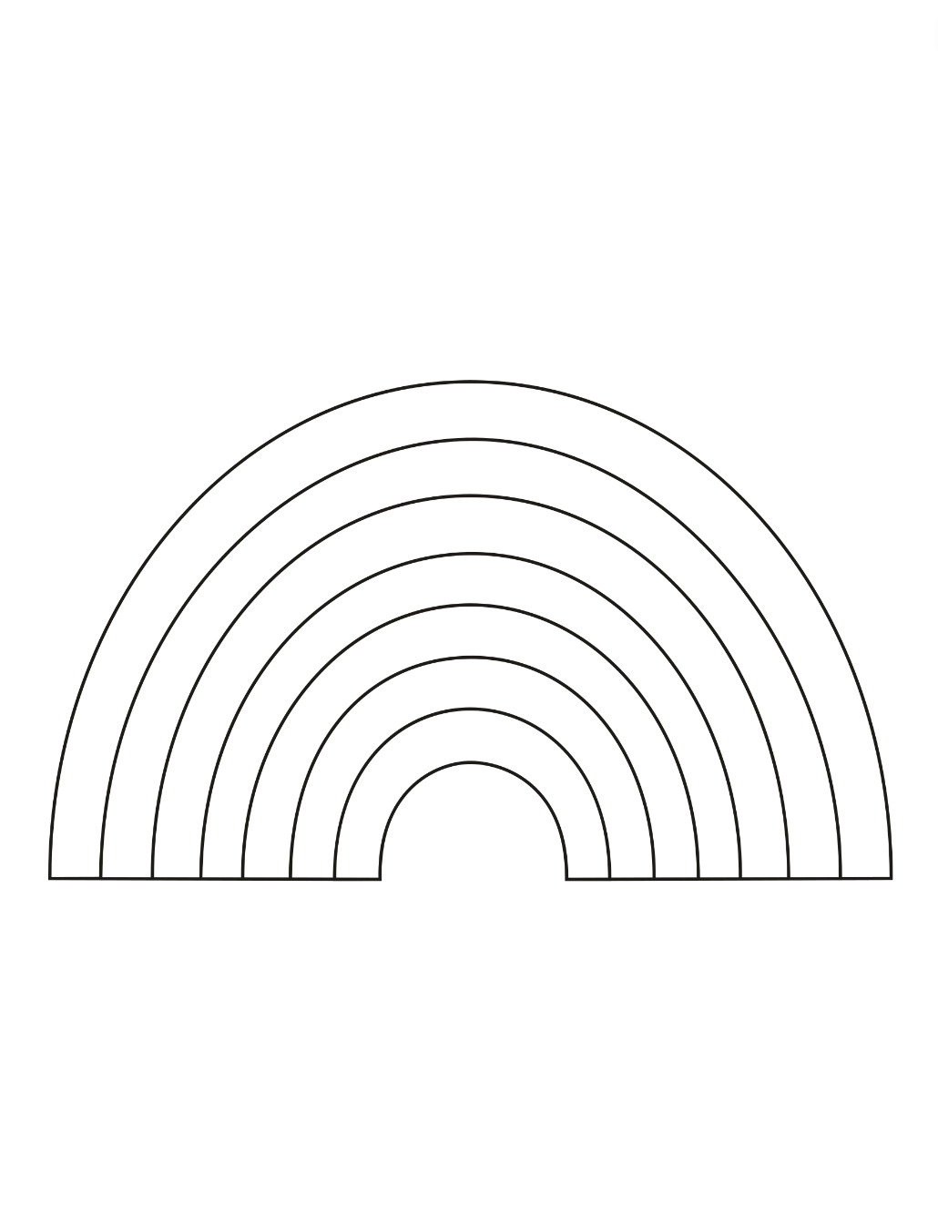 70 FREE Rainbow Coloring Pages PDF Printables 