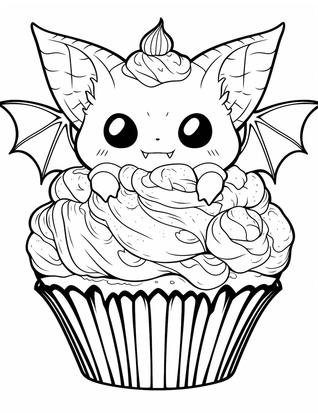 74 Irresistible Cupcake Coloring Pages For Kids And Adults Our 