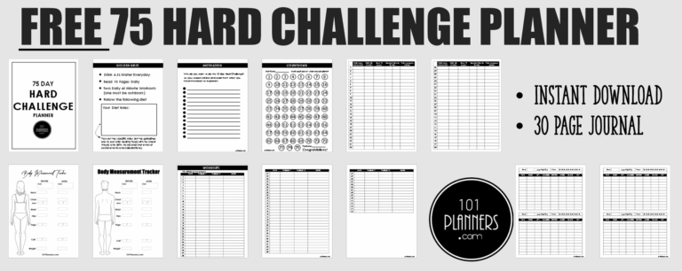 75 Hard Challenge Rules U0026 PDF Planner How To Do It 
