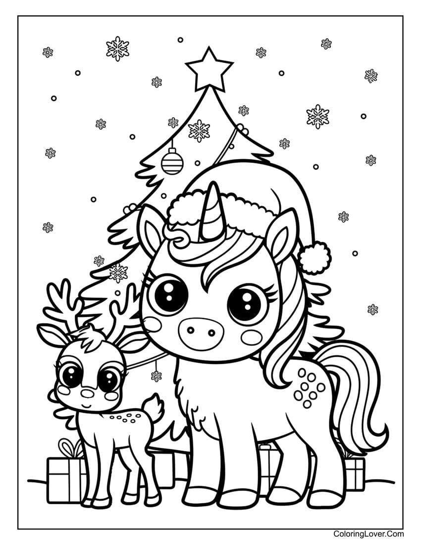 Printable Unicorn Coloring Pages Free