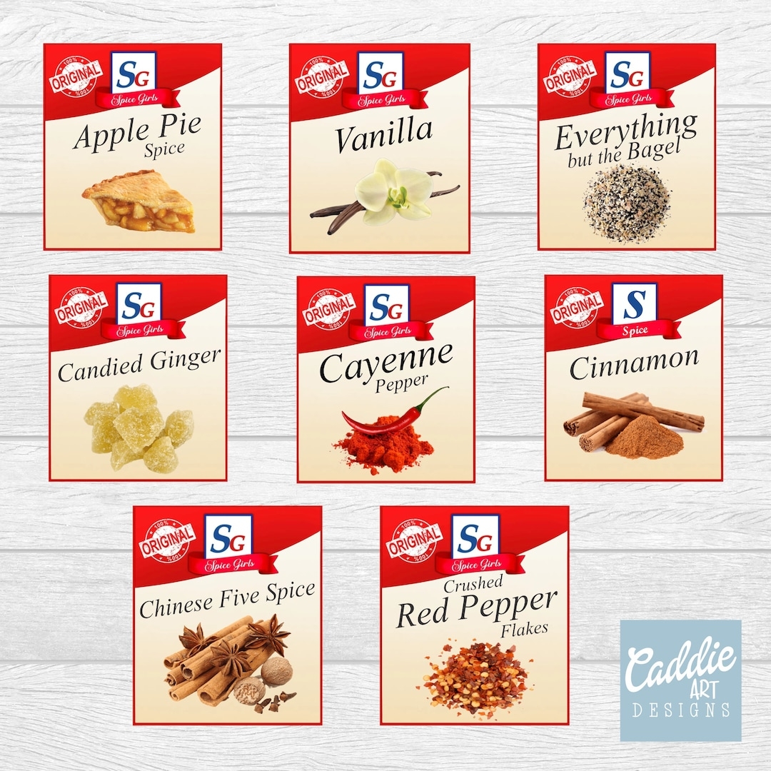 8 Spice Girls Png Group Costume Spice Png Instant Download For Printing Etsy