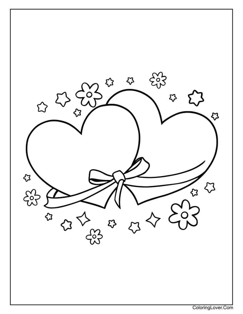 Free Printable Coloring Pages Hearts