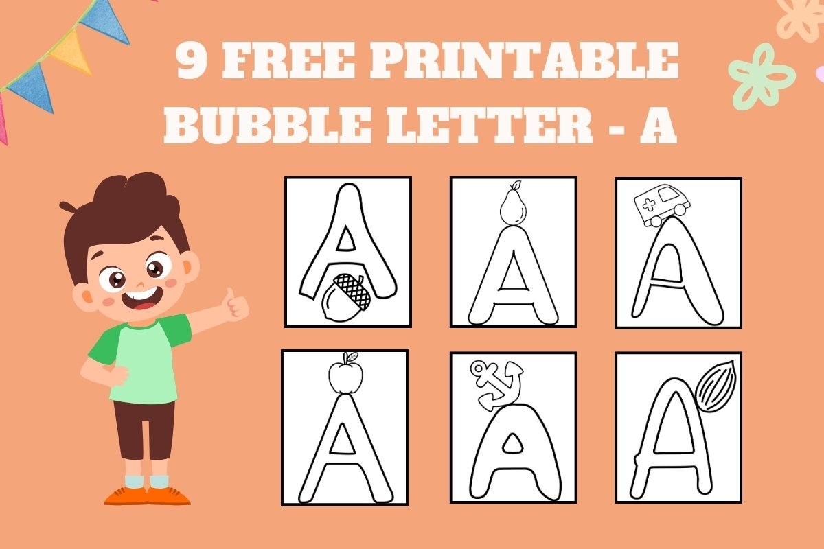 Bubble Letters Free Printable