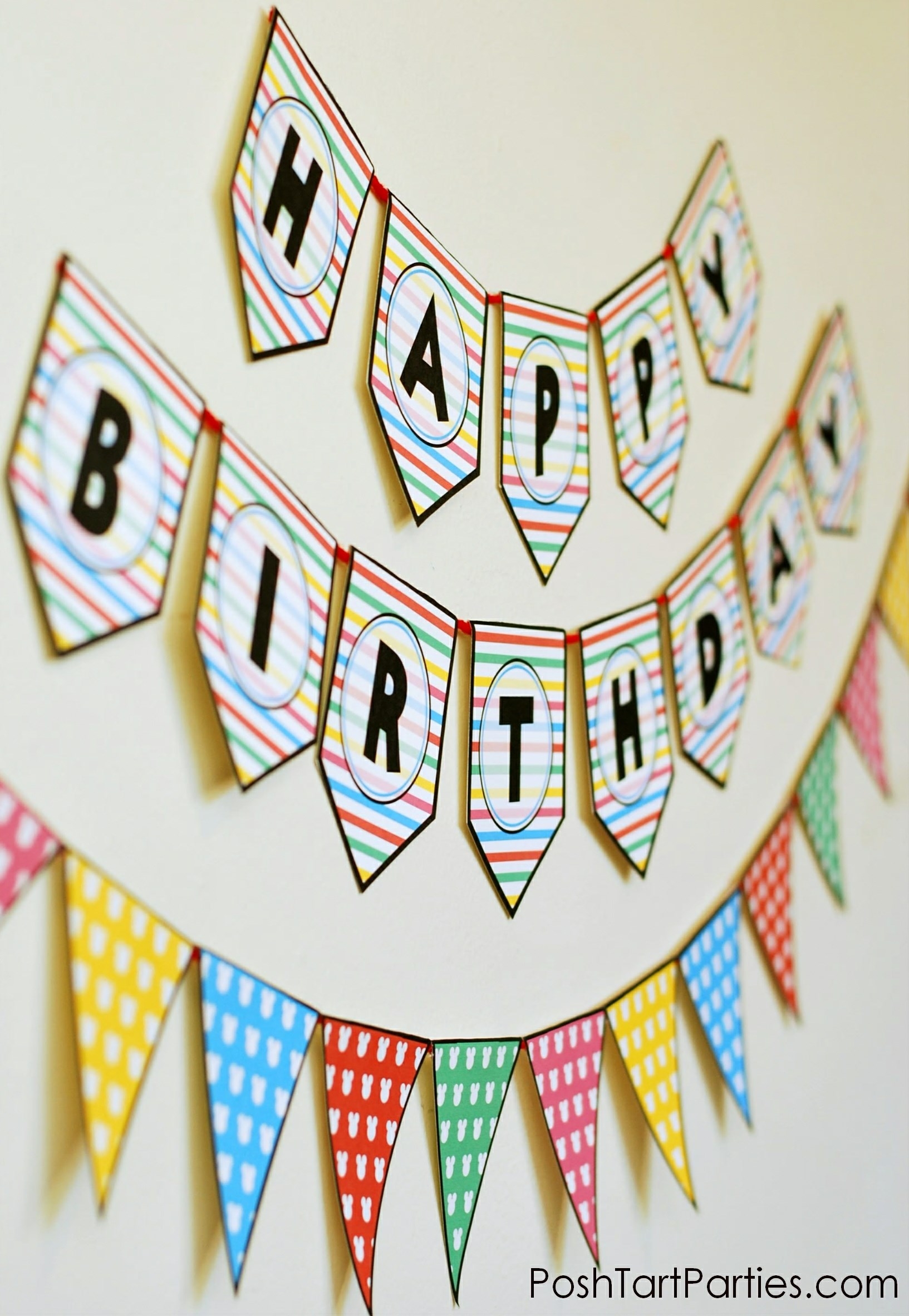 A Mickey And Minnie Mouse Party Free Printable Happy Birthday 