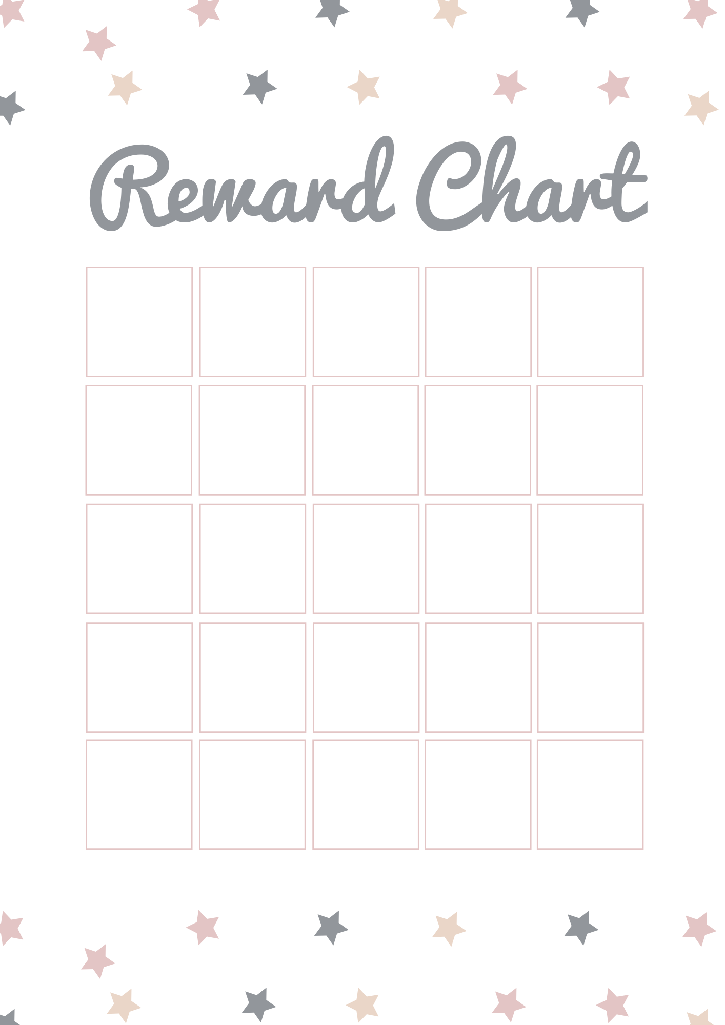 A Simple Reward Chart Free Printable Domestic Fashionista