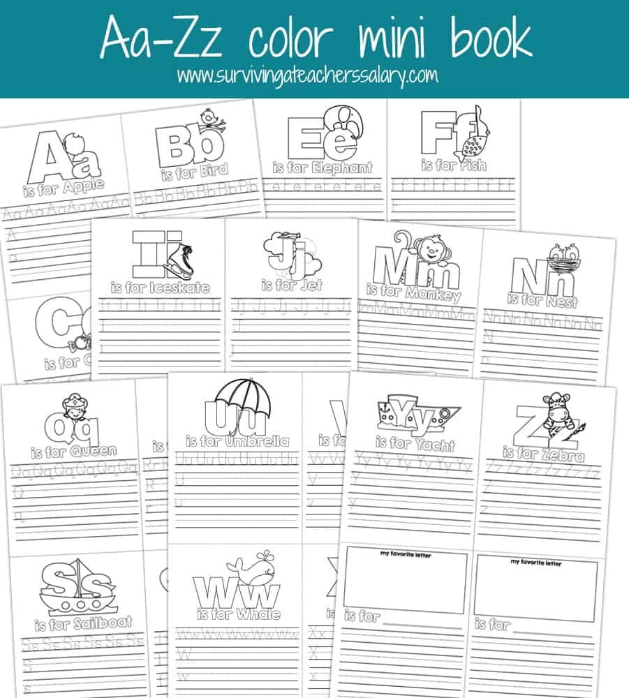 Free Printable Abc Mini Books