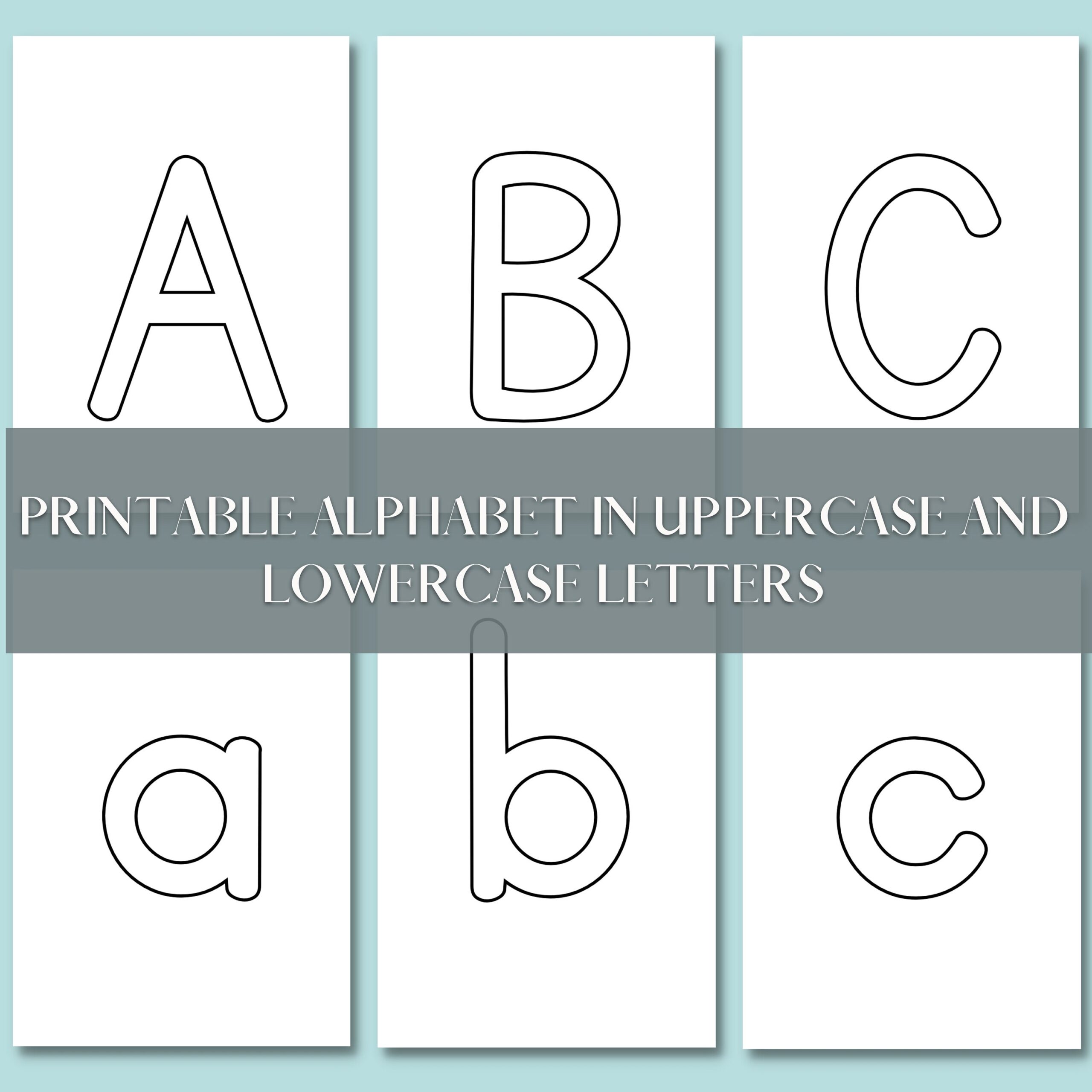 Free Printable Alphabet Letters Lower Case