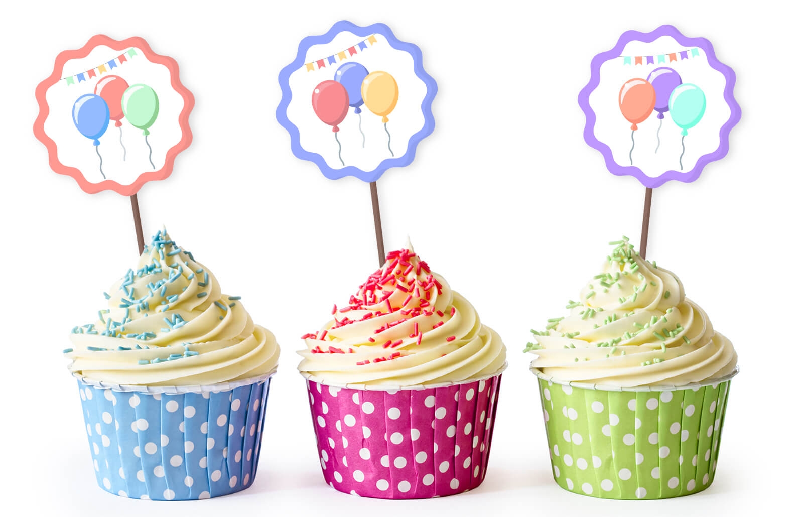 Free Printable Cupcake Picks