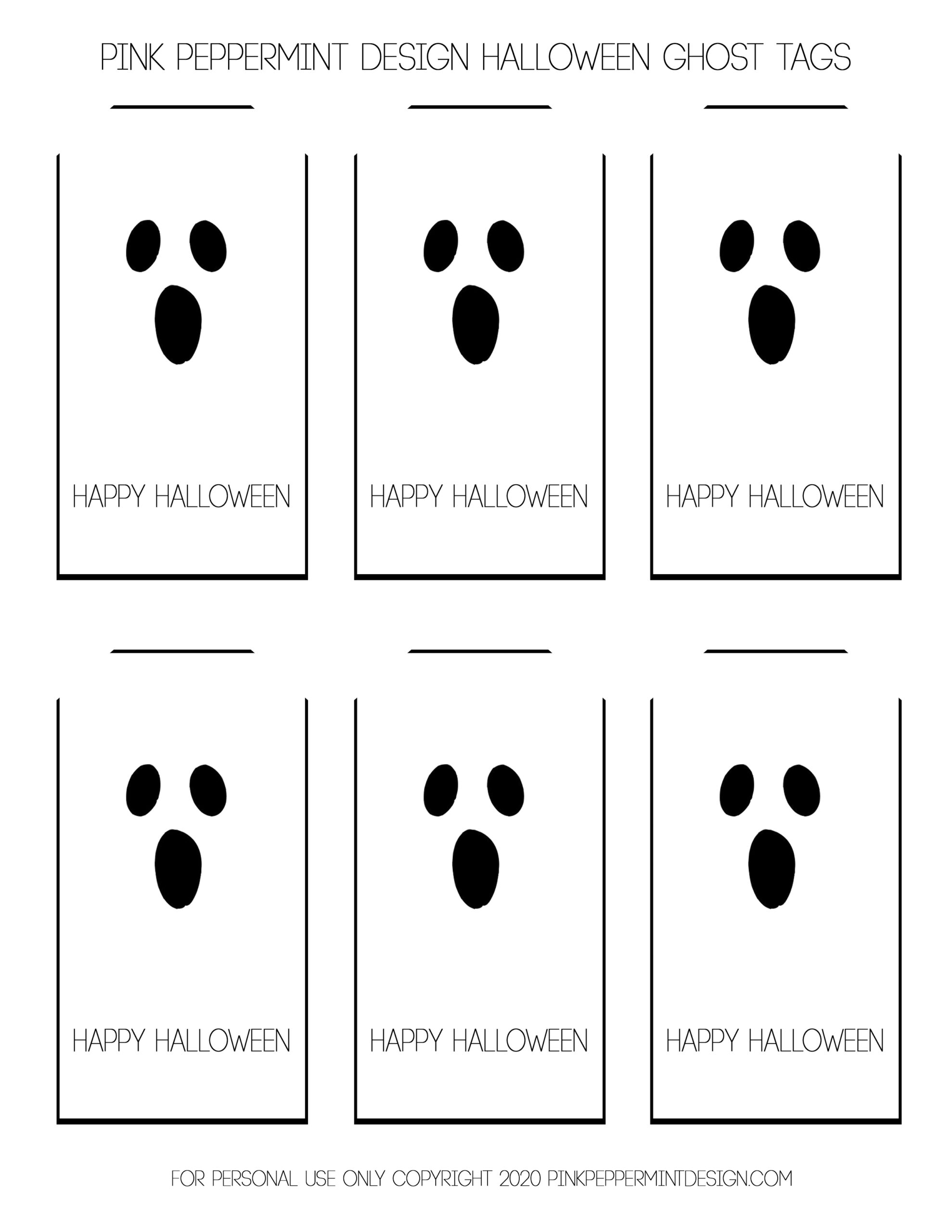 Halloween Name Tags Free Printable