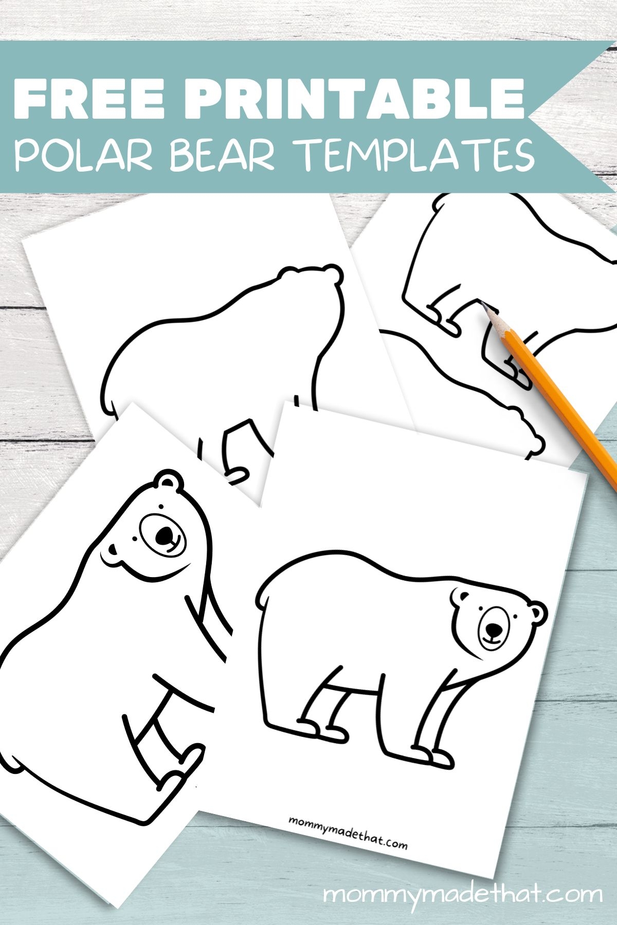 Adorable Polar Bear Templates Free Printables 