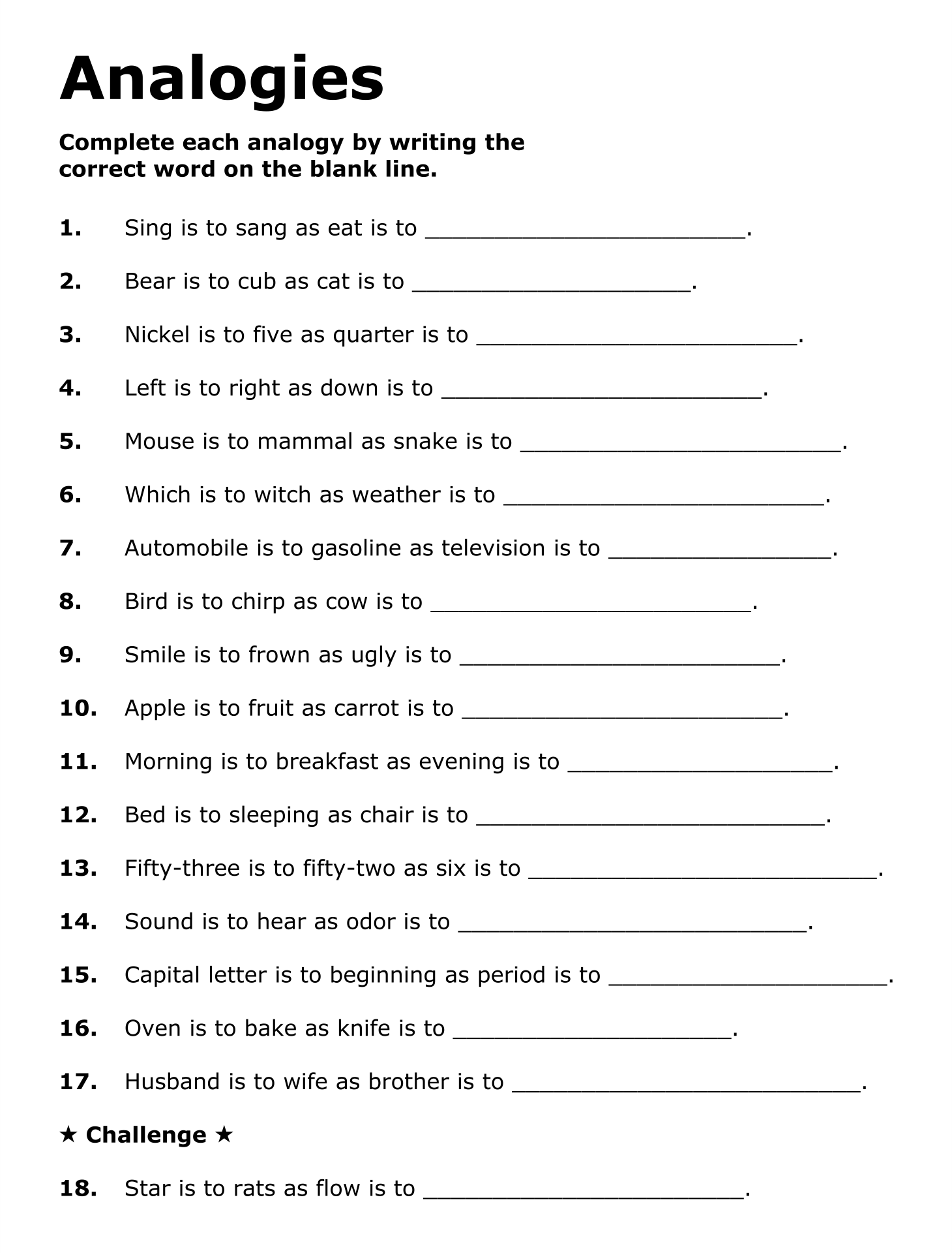 Free Printable Cognitive Worksheets For Adults