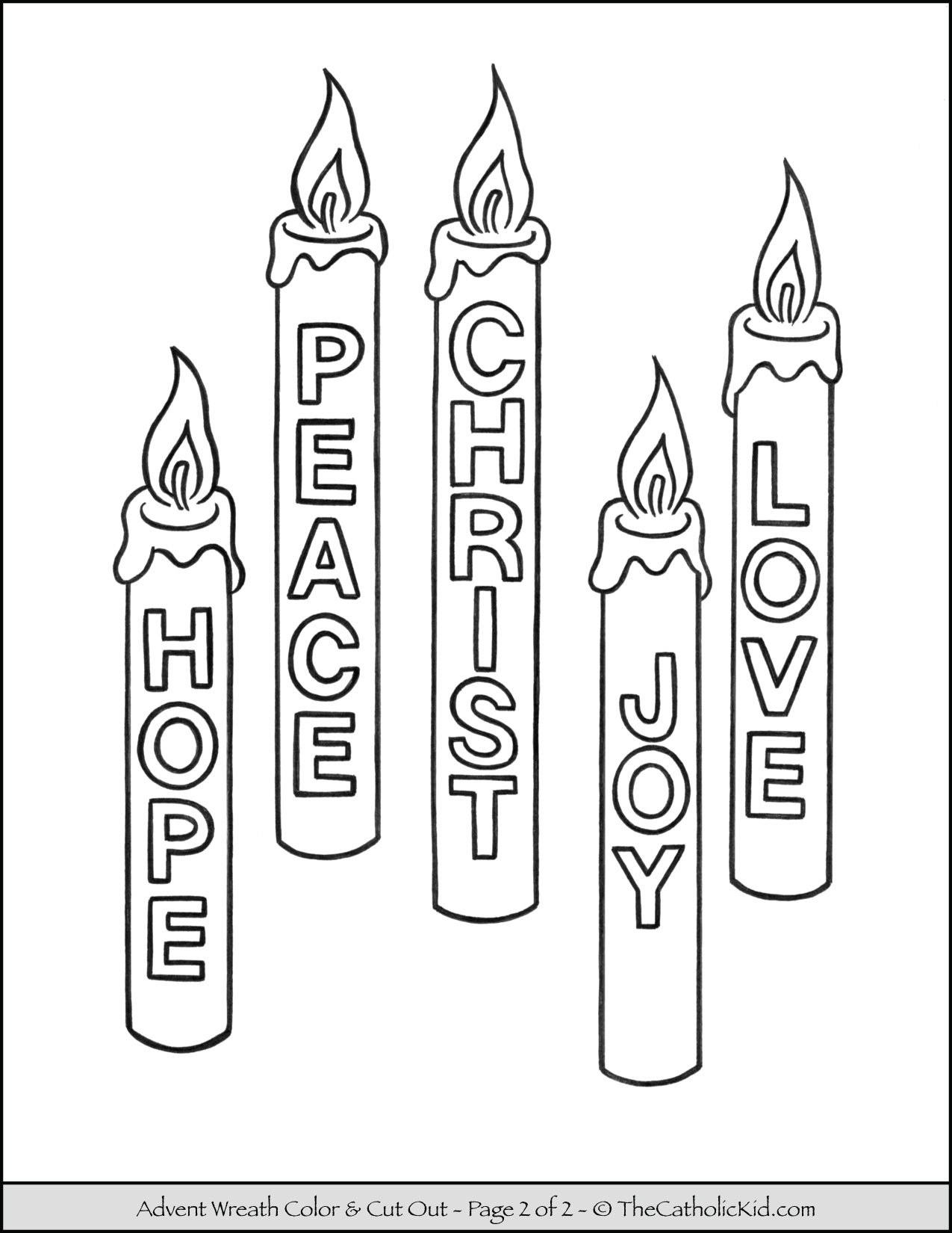 Free Advent Wreath Printables