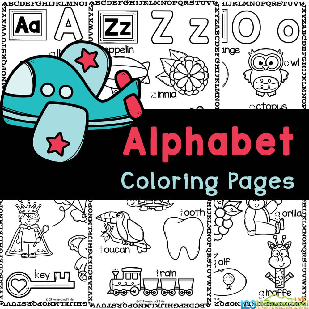 Free Printable Abc Coloring Pages