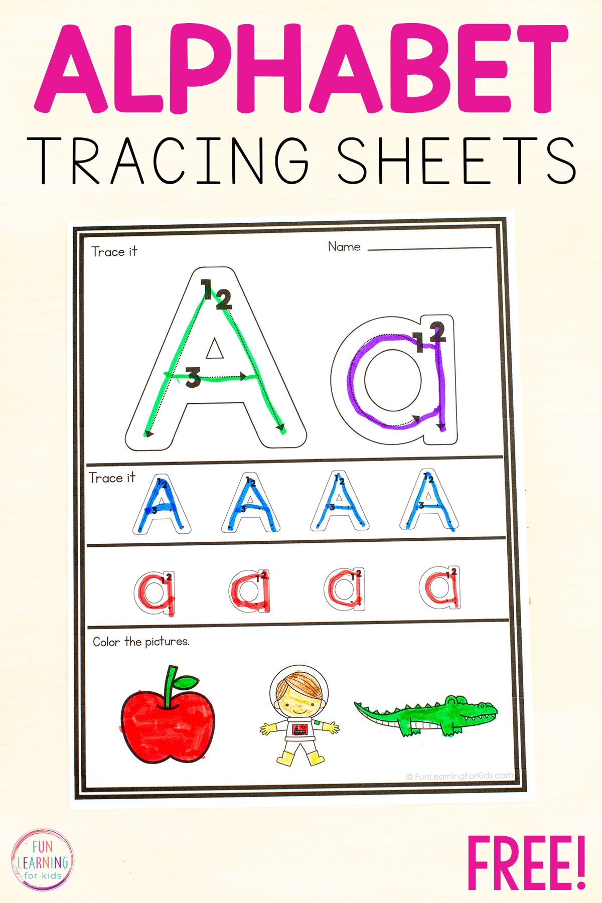 Letter Tracing Free Printable