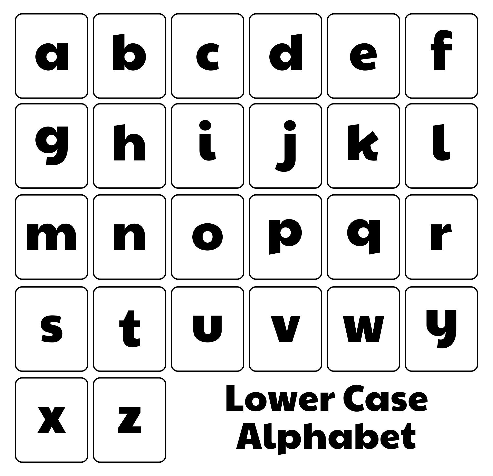 Free Printable Alphabet Letters Pdf