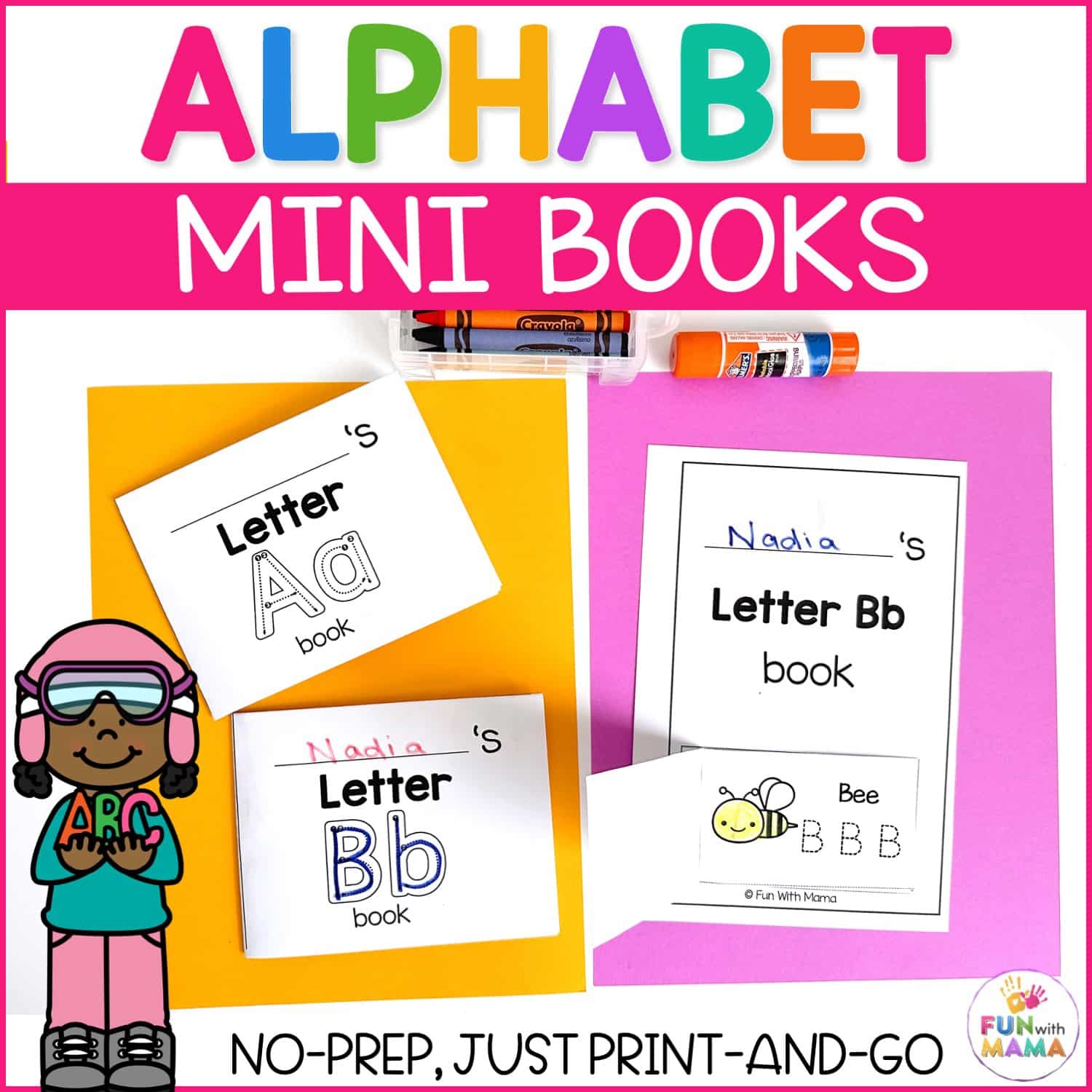 Alphabet Mini Books Fun With Mama Shop