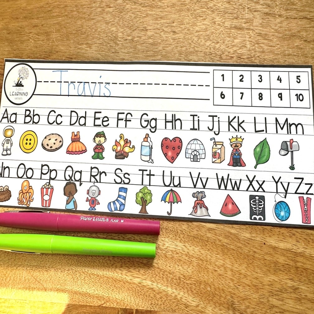 Alphabet Strips Printable Printable Design Resources