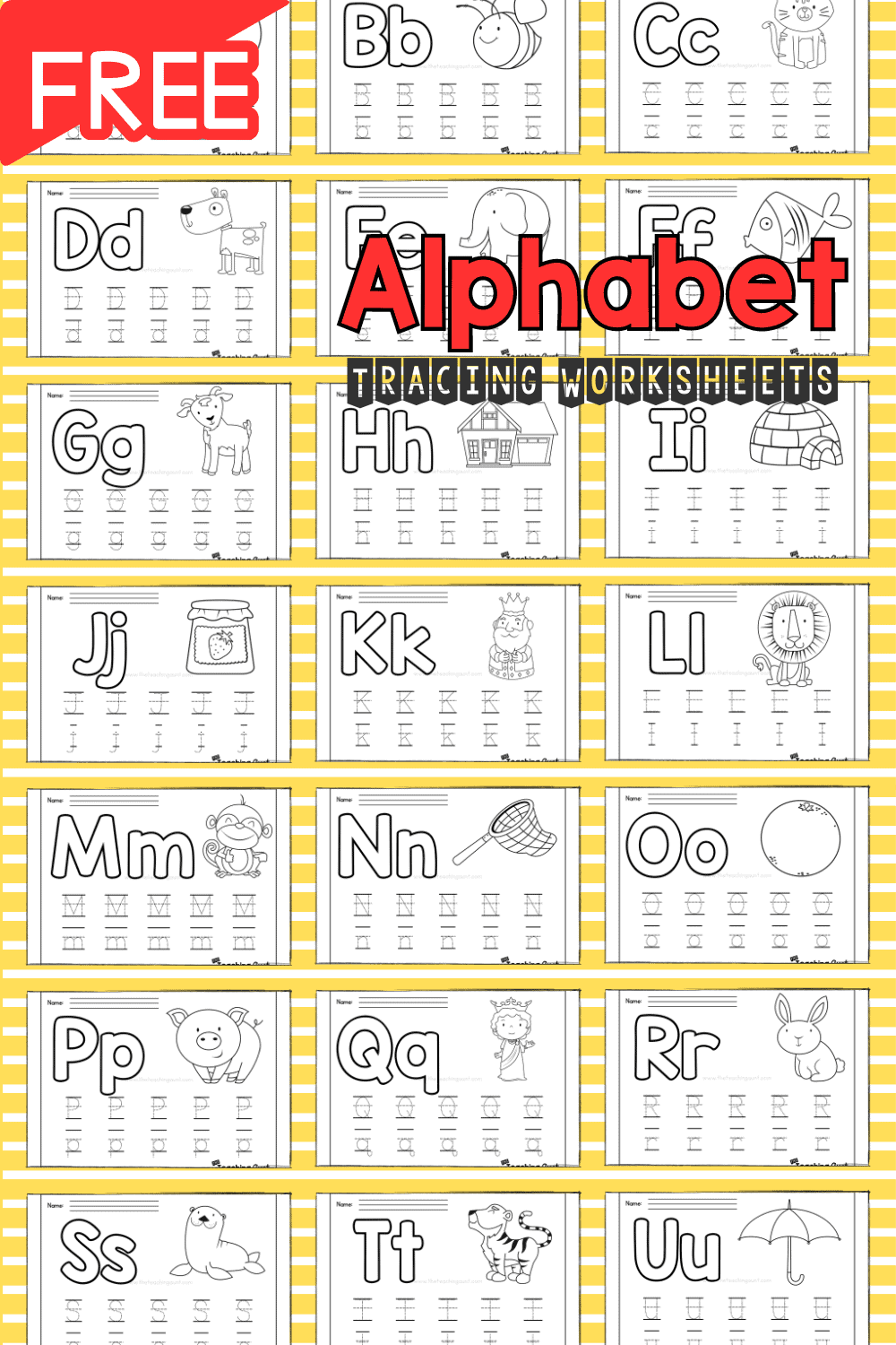 Free Printable Abc Tracing