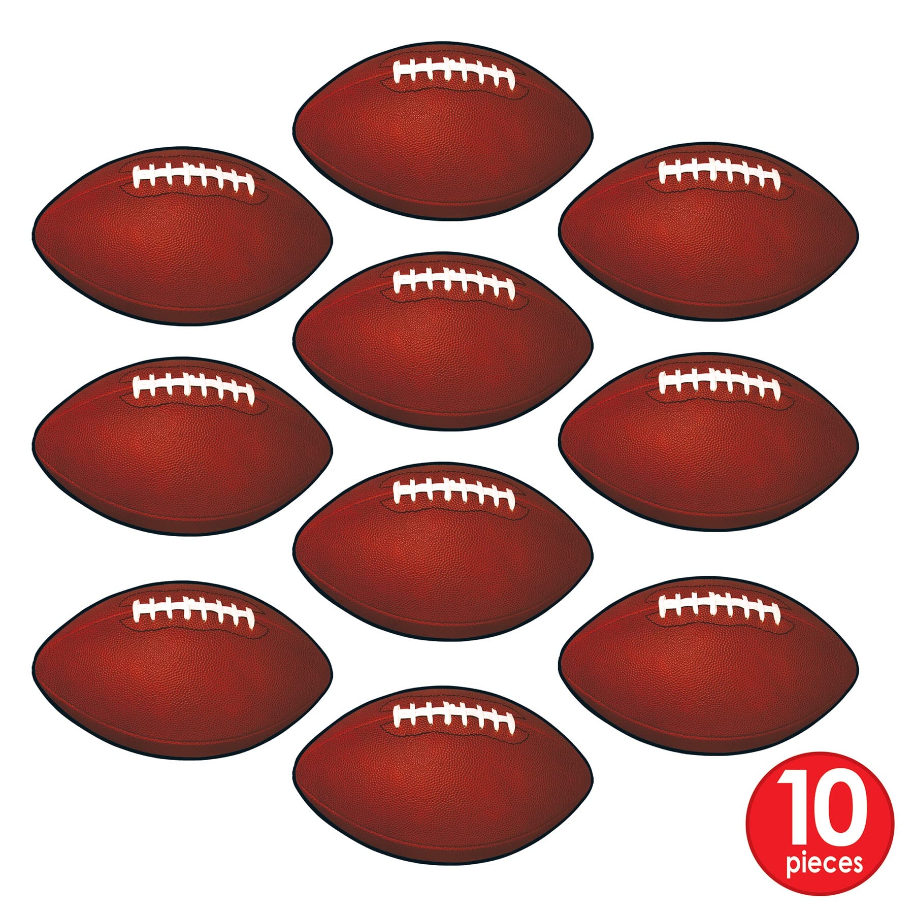 Amazon Beistle Mini Football Cutouts Home U0026 Kitchen