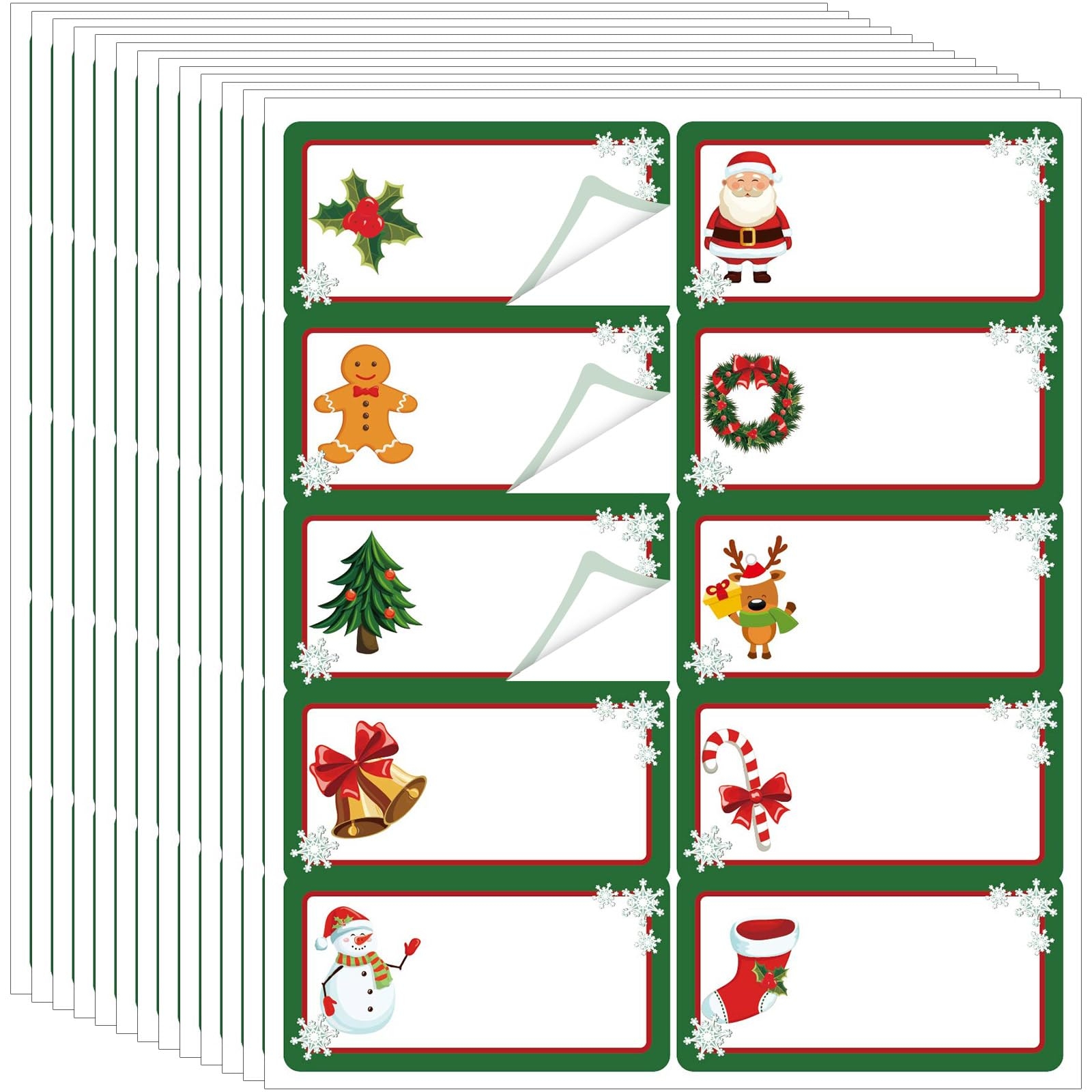 Free Printable Merry Christmas Labels