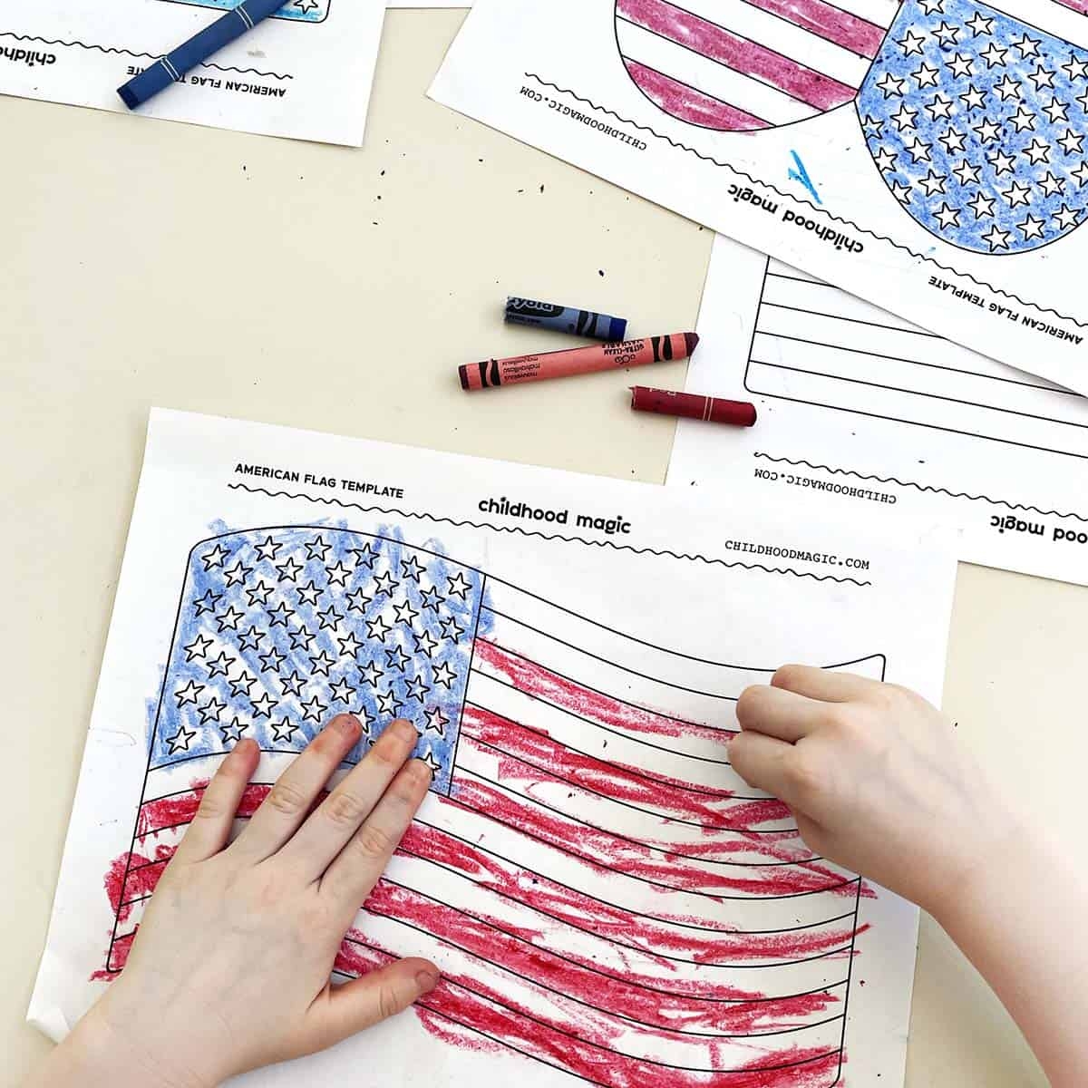 American Flag Printable Free