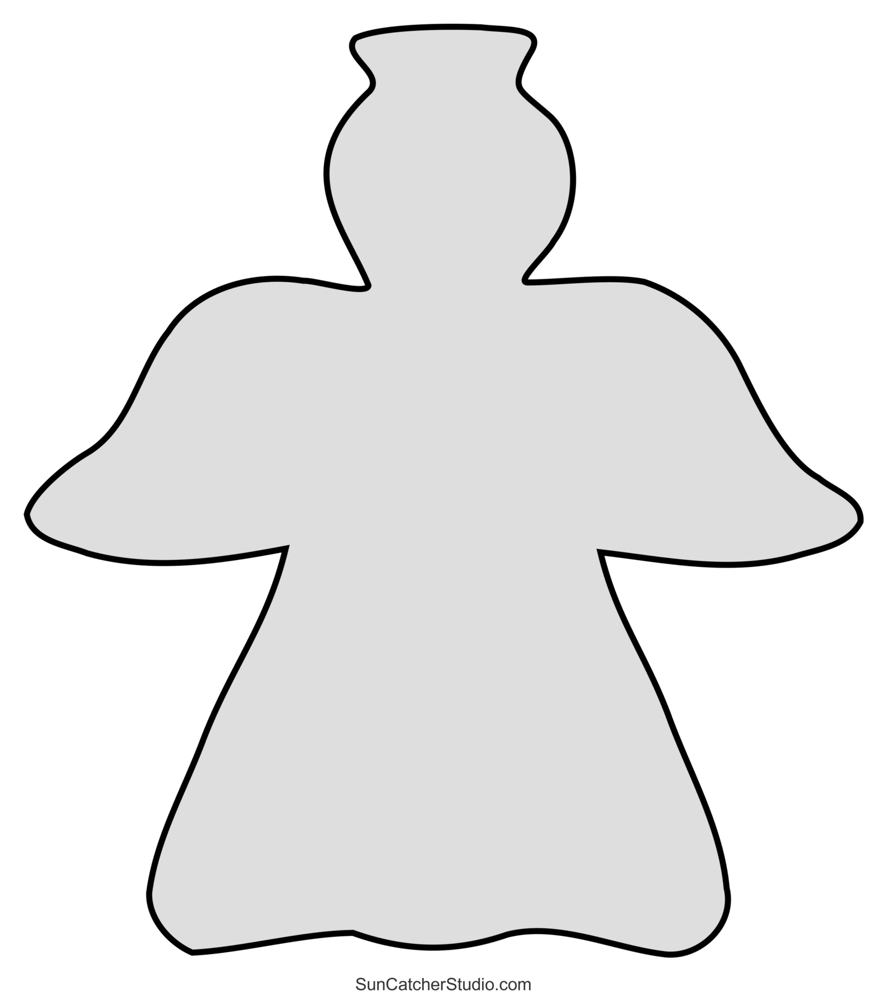 Angel Template Printable Free