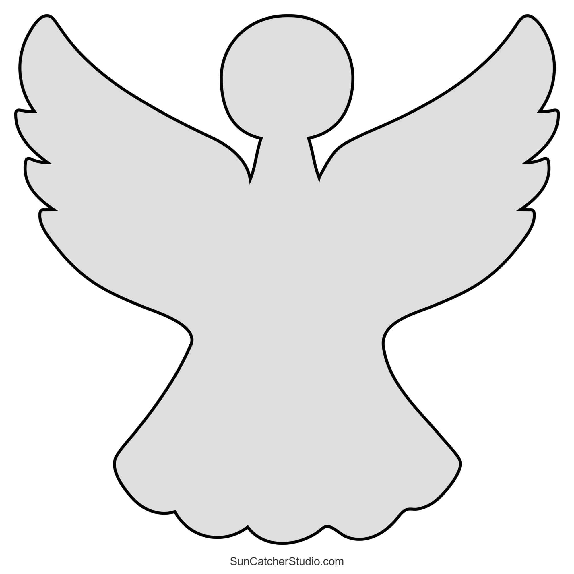 Angel Templates And Stencils Free Printable Patterns Free Printables Monograms Design Tools Patterns U0026 DIY Projects