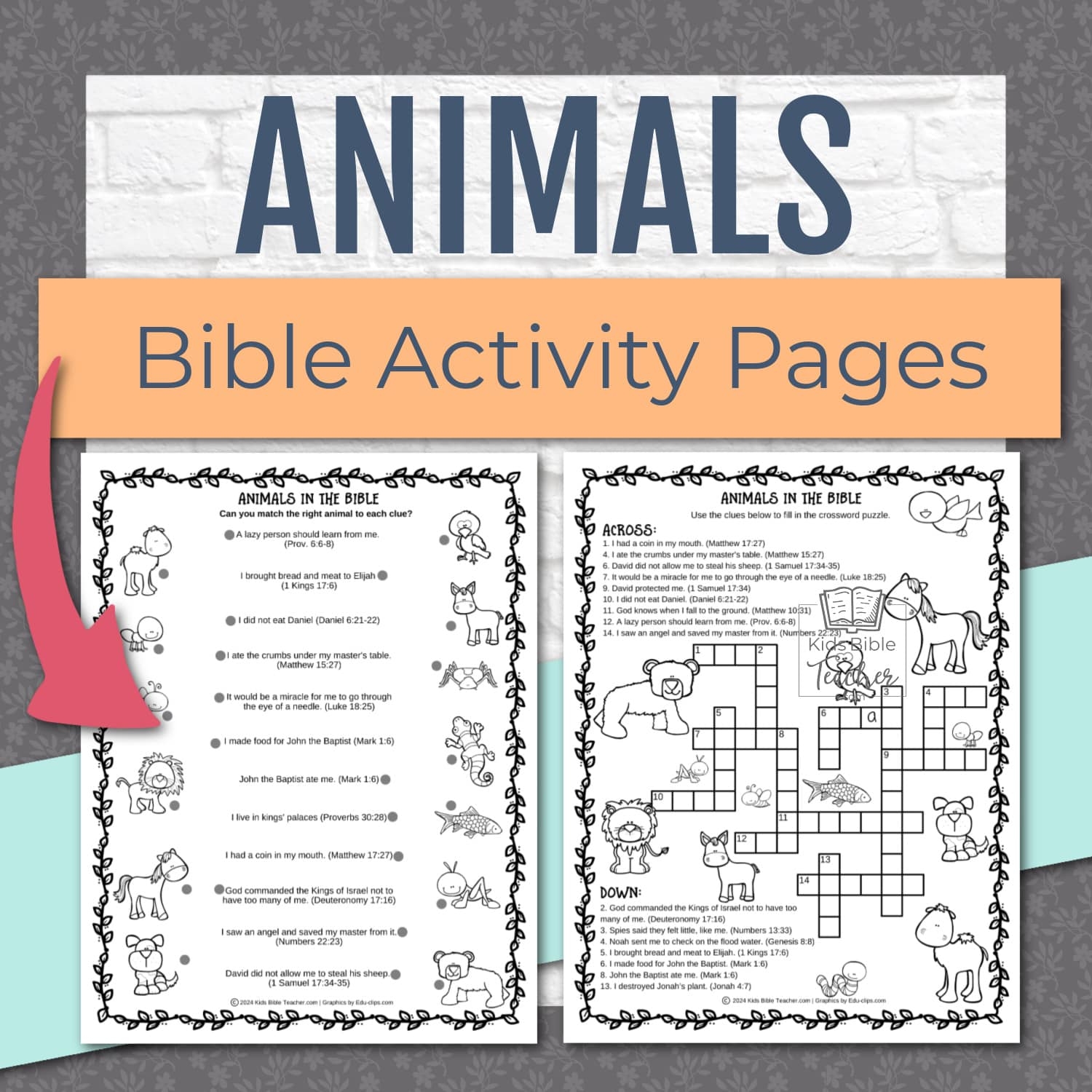 Free Printable Bible Activity Pages