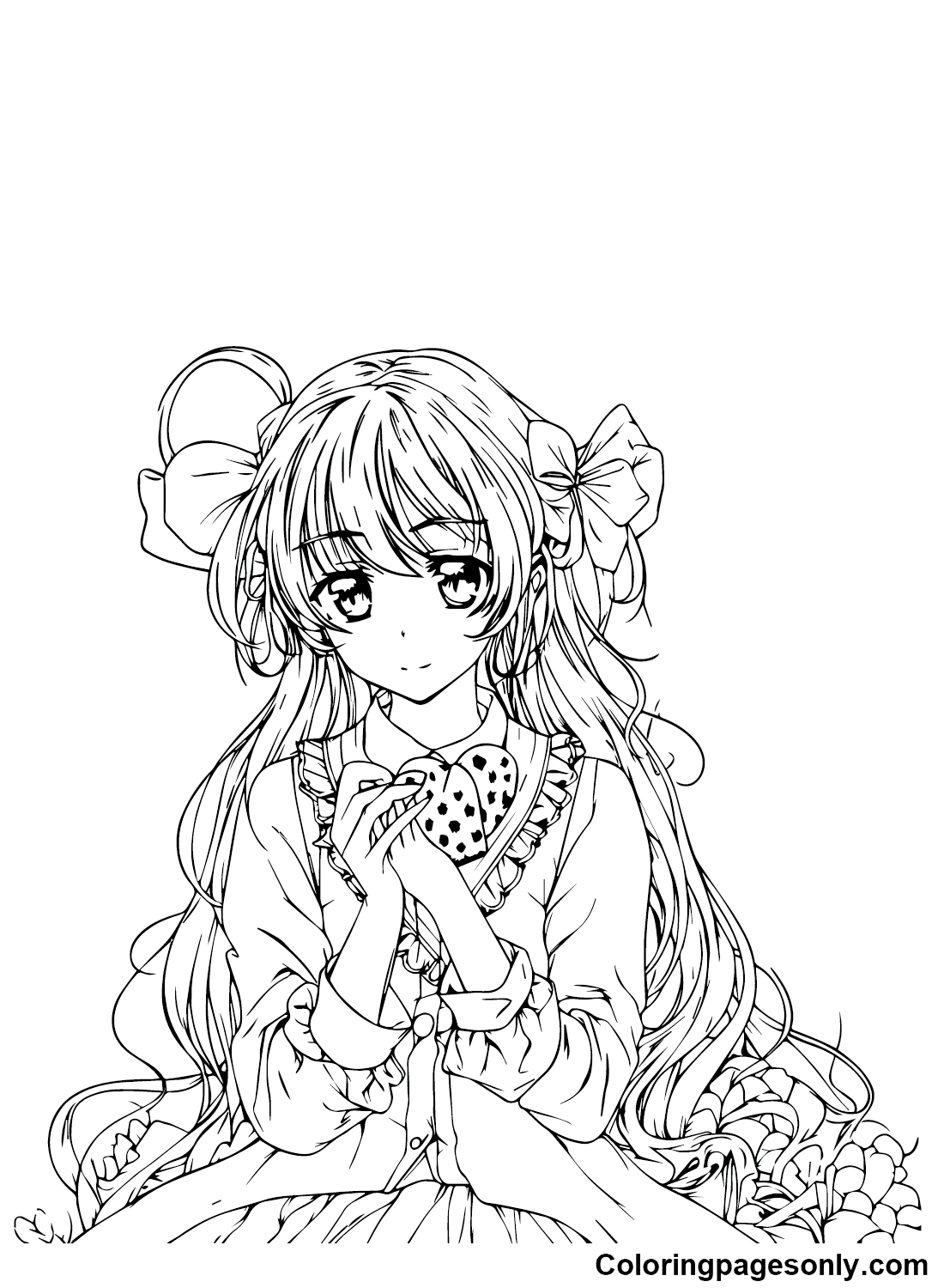 Free Printable Anime Coloring Pages