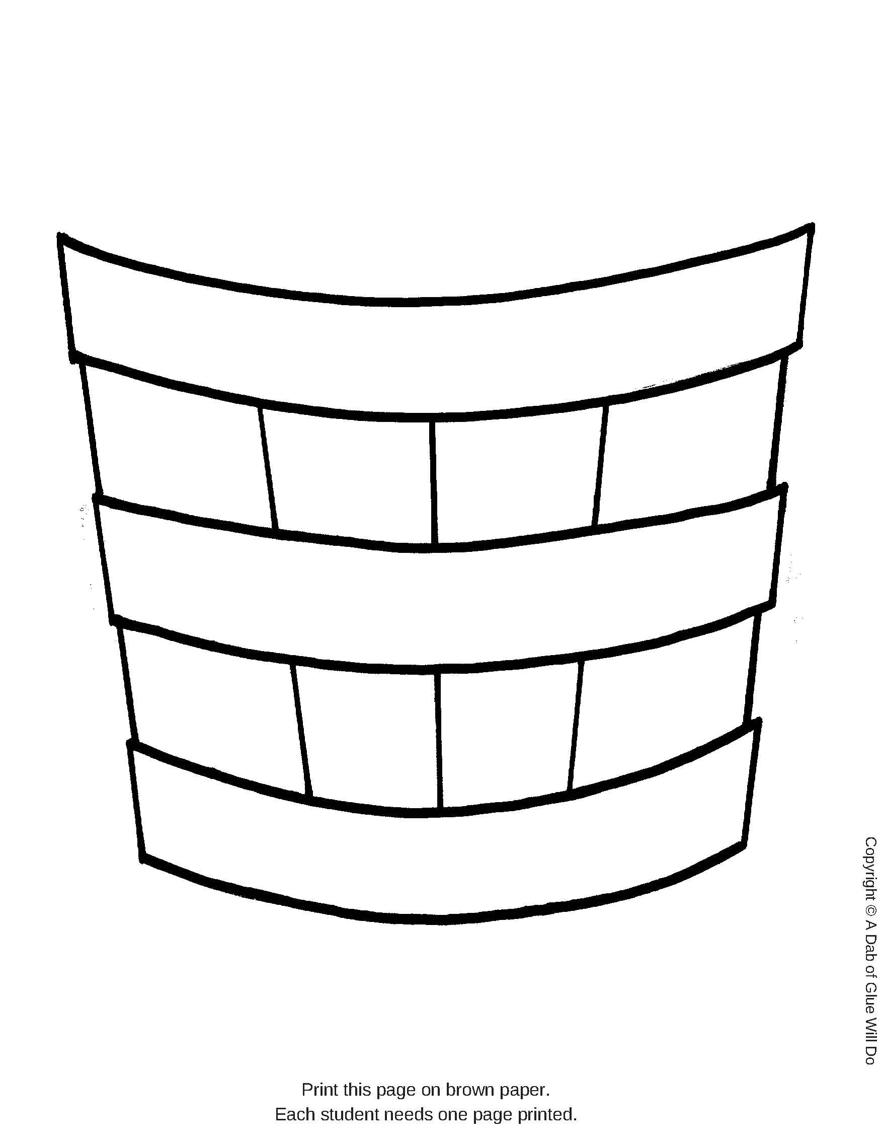 Apple Bucket Paper Craft Activity And Creative Writing