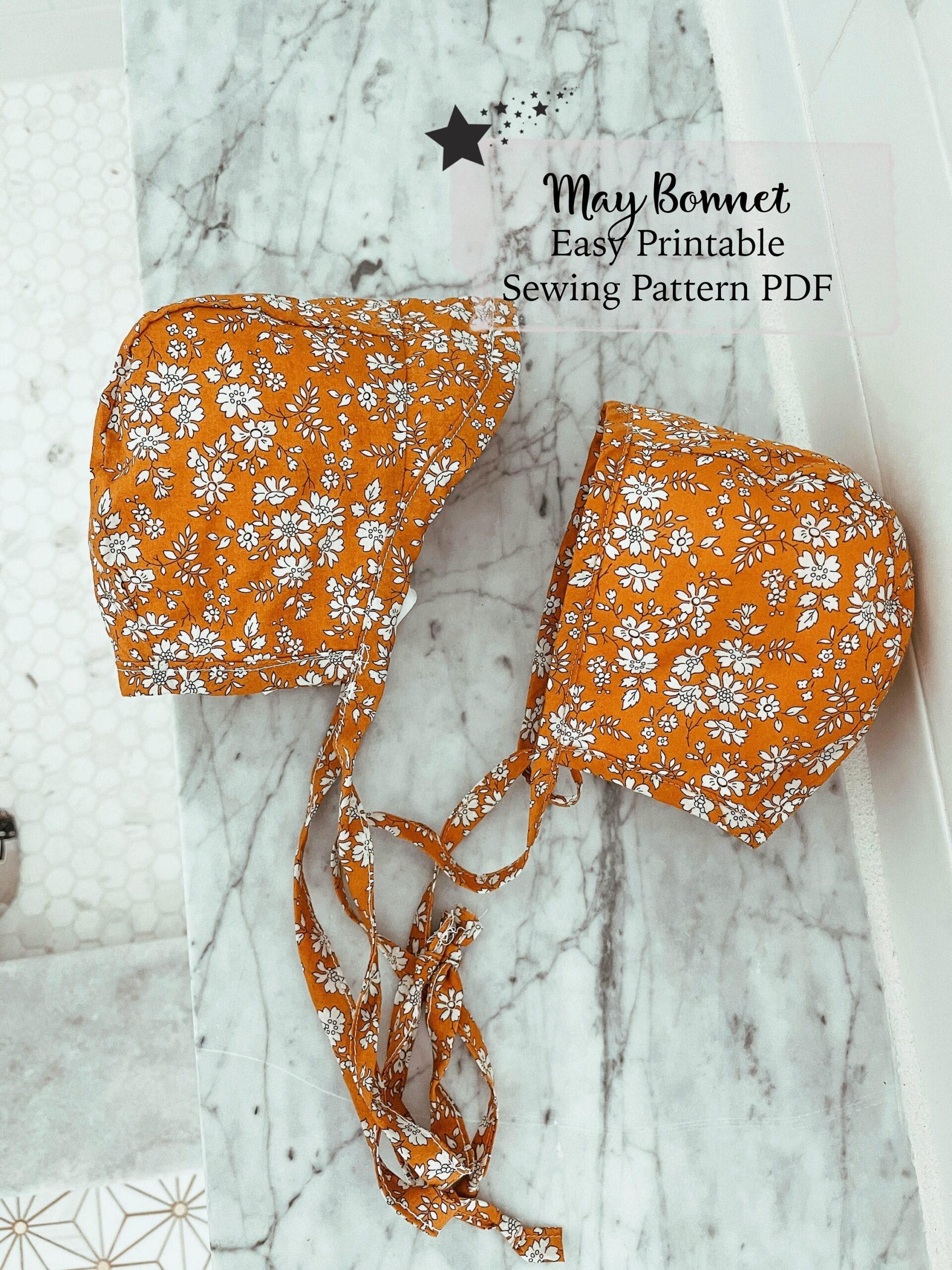 BABY BONNET SEWING Pattern Pdf Etsy