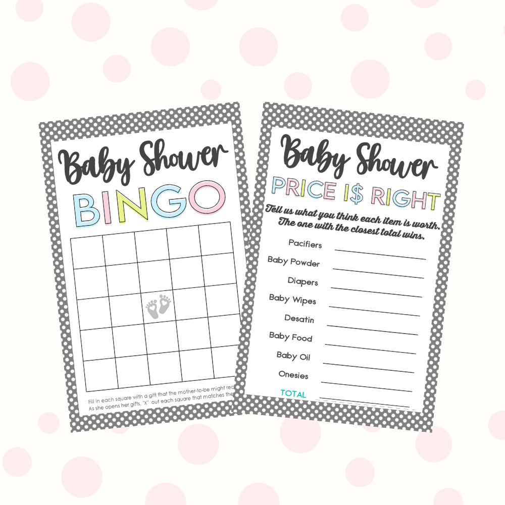 Baby Shower Bingo Game Free Baby Bingo Printable The Girl Creative