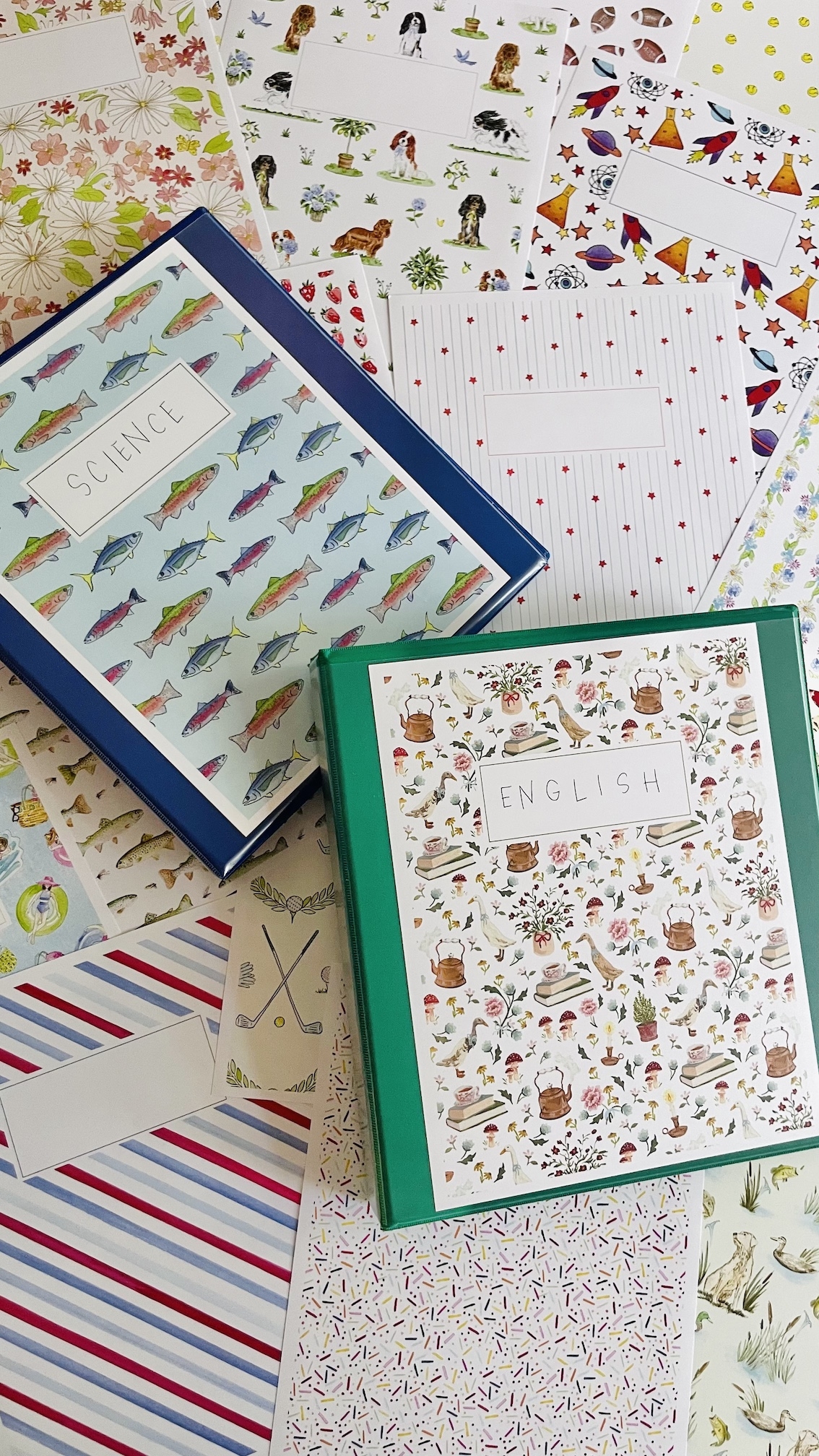 Back to School Binder Sheet Cover Printables Dogwood Hill Blog