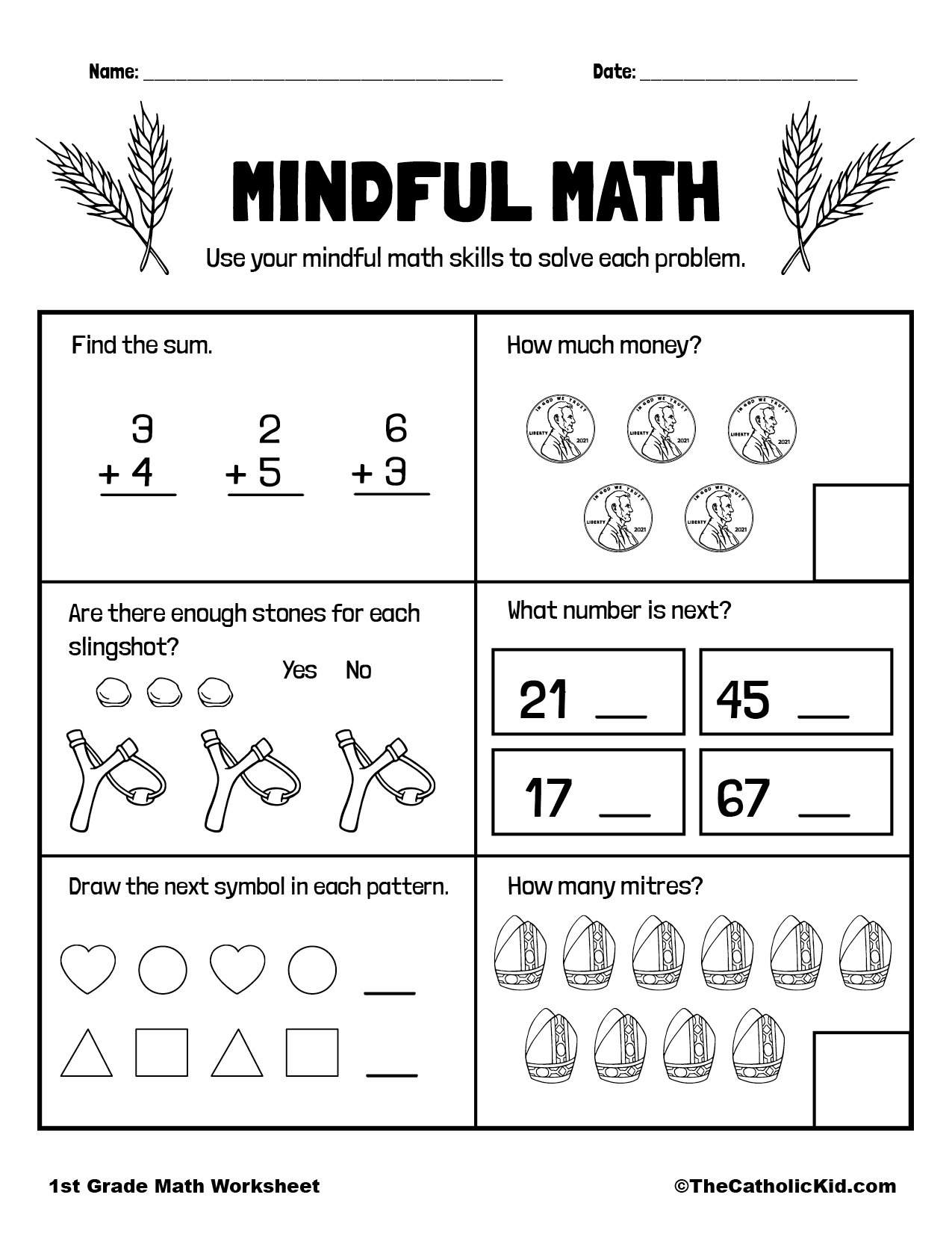 Basic Skill Math Worksheets Practice Essential Concepts