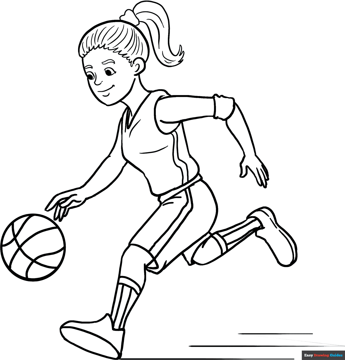 Basketball Coloring Pages Free Printable