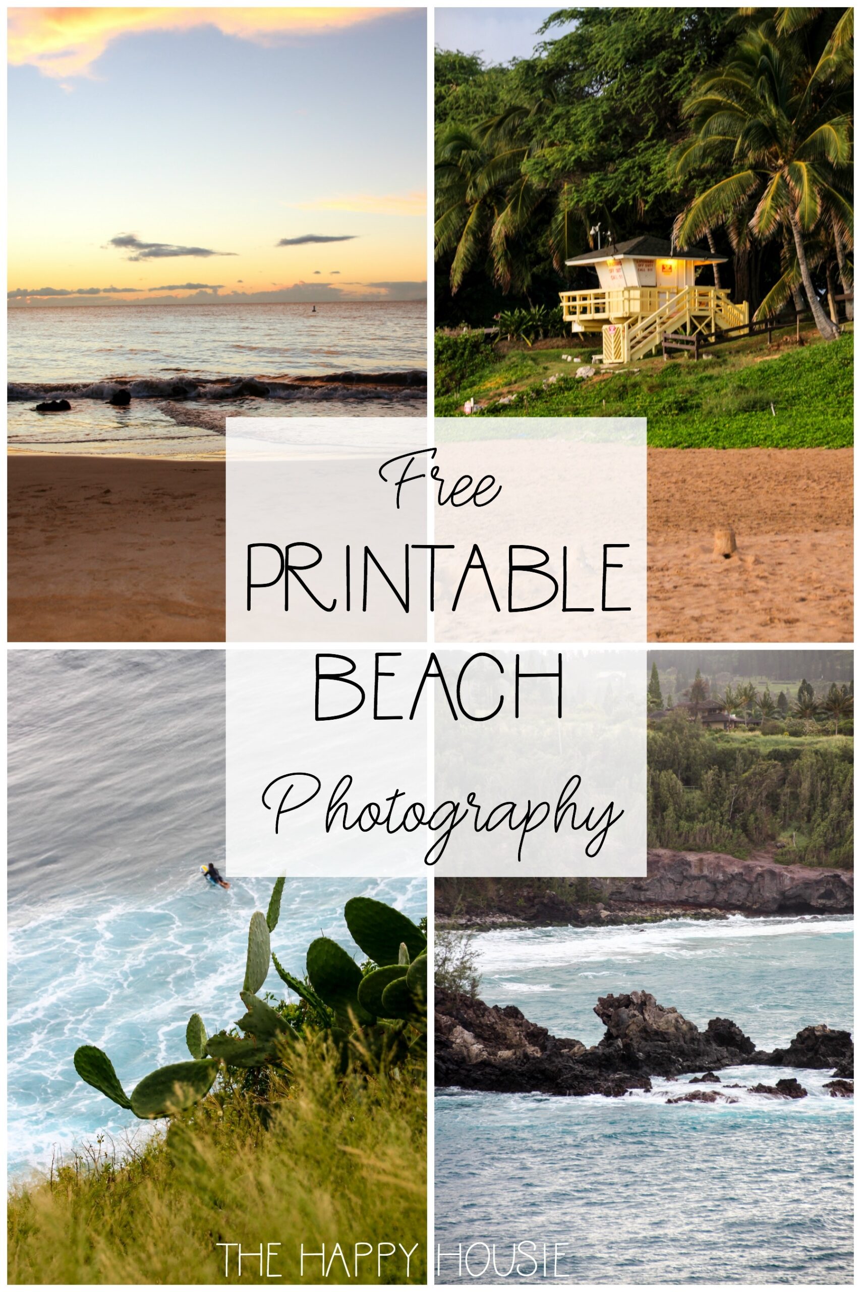 Free Printable Beach