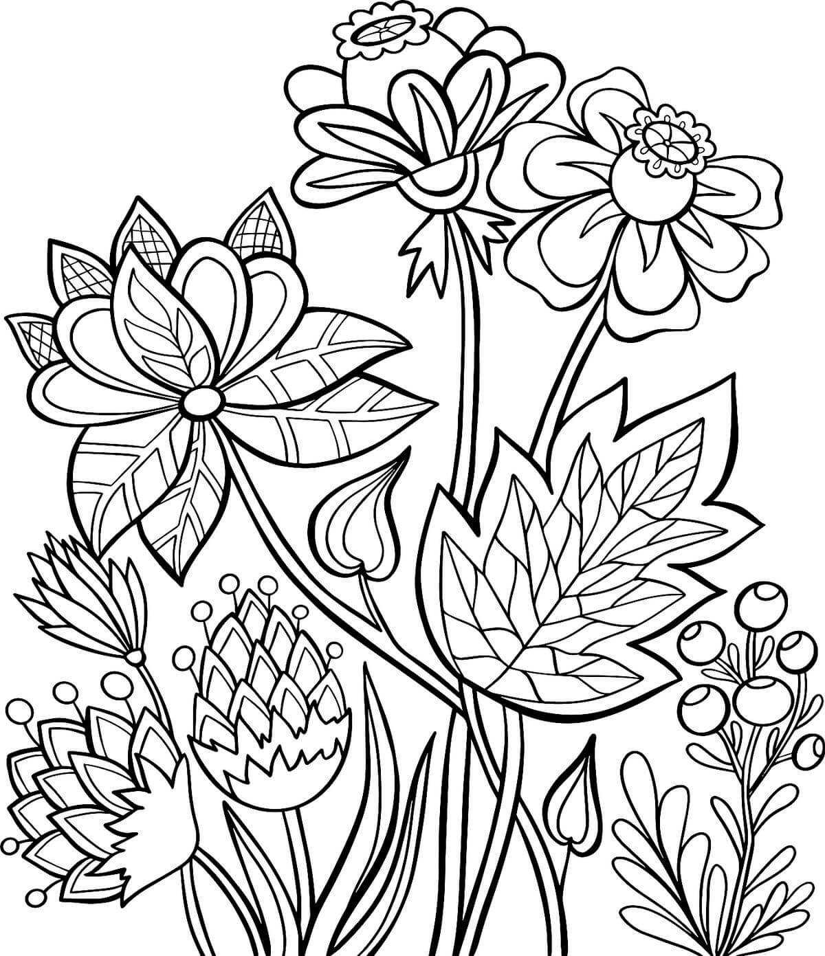Flowers Free Printable
