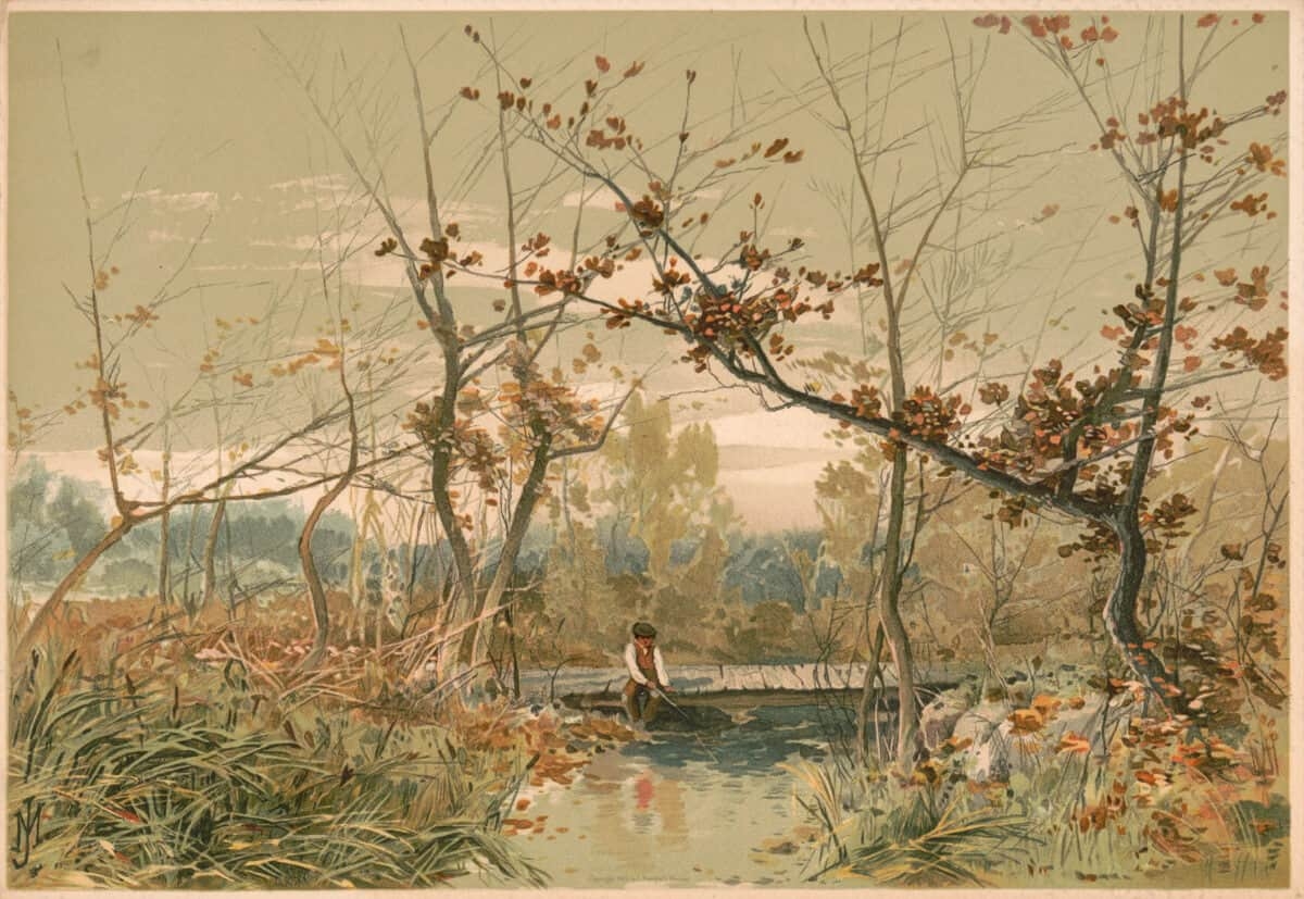 Beautiful Free Vintage Landscape Art Printables Worksheets Library
