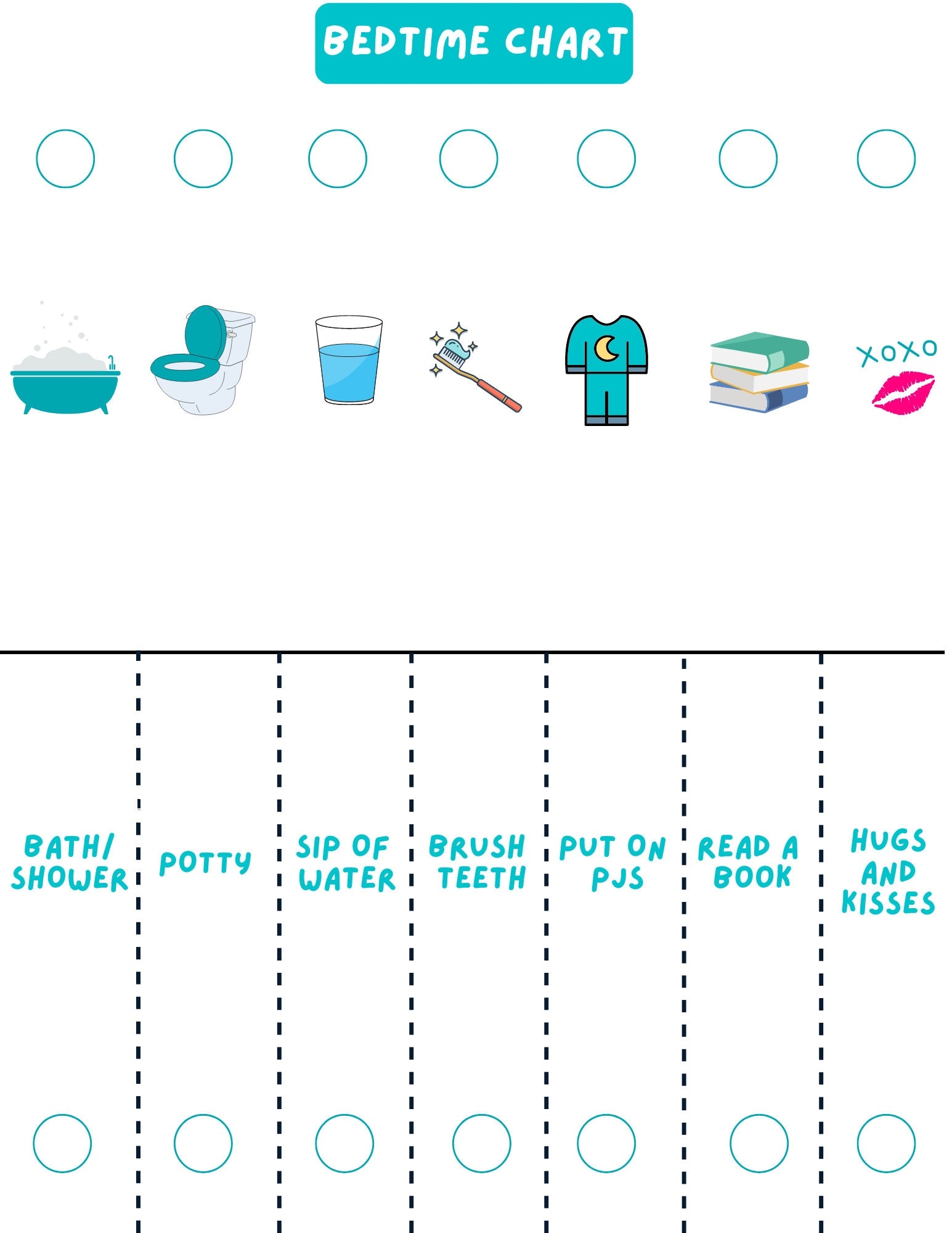 Bedtime Routine Chart