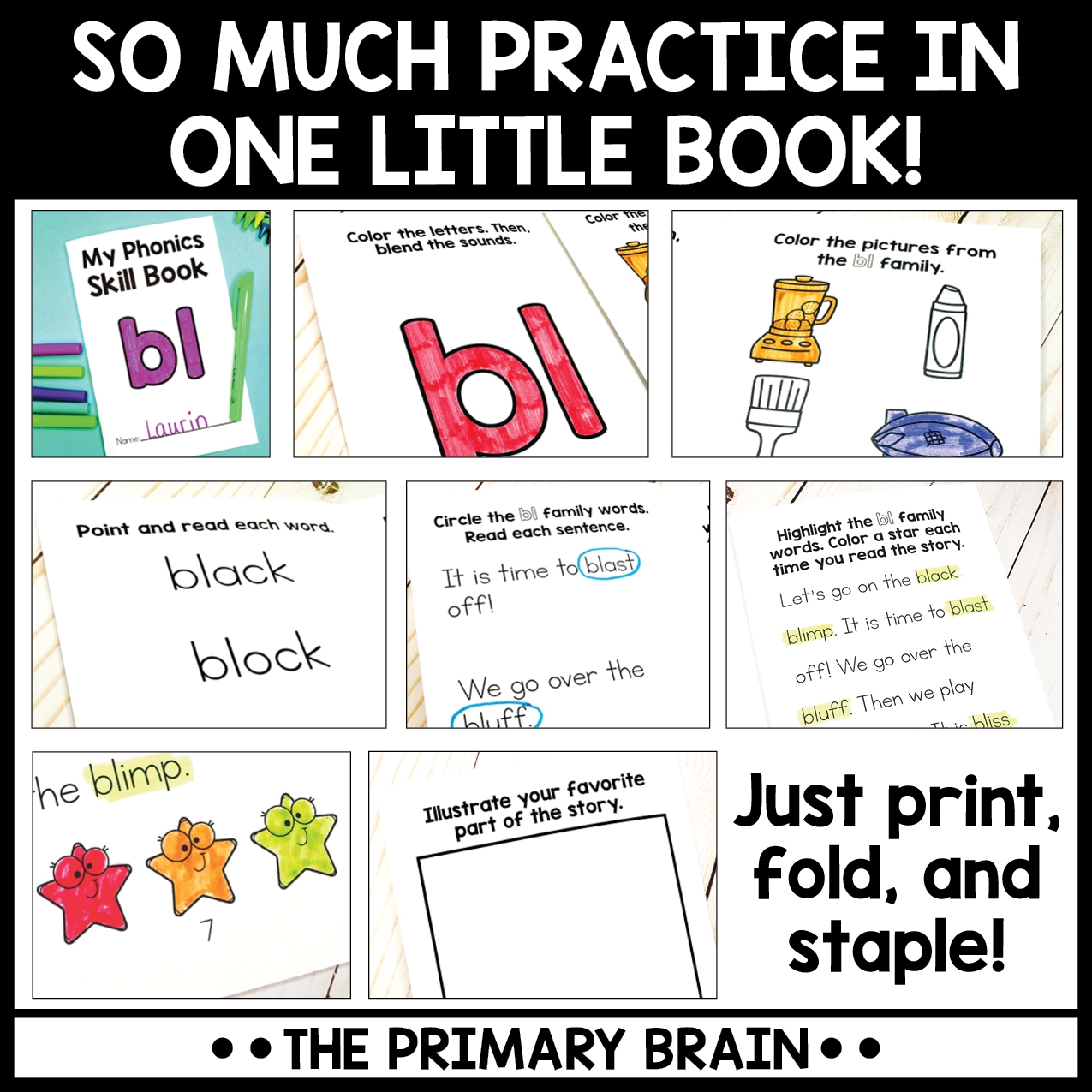 Beginning Blends Phonics Printable Books Made By Teachers