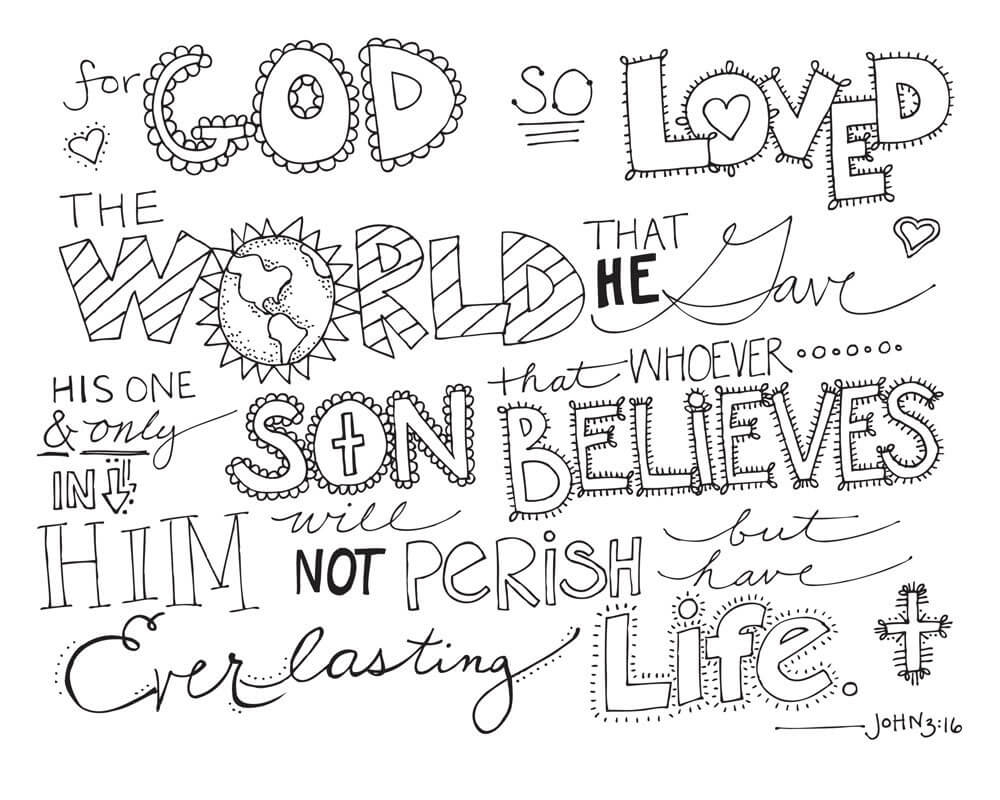 Free Christian Coloring Pages Printable