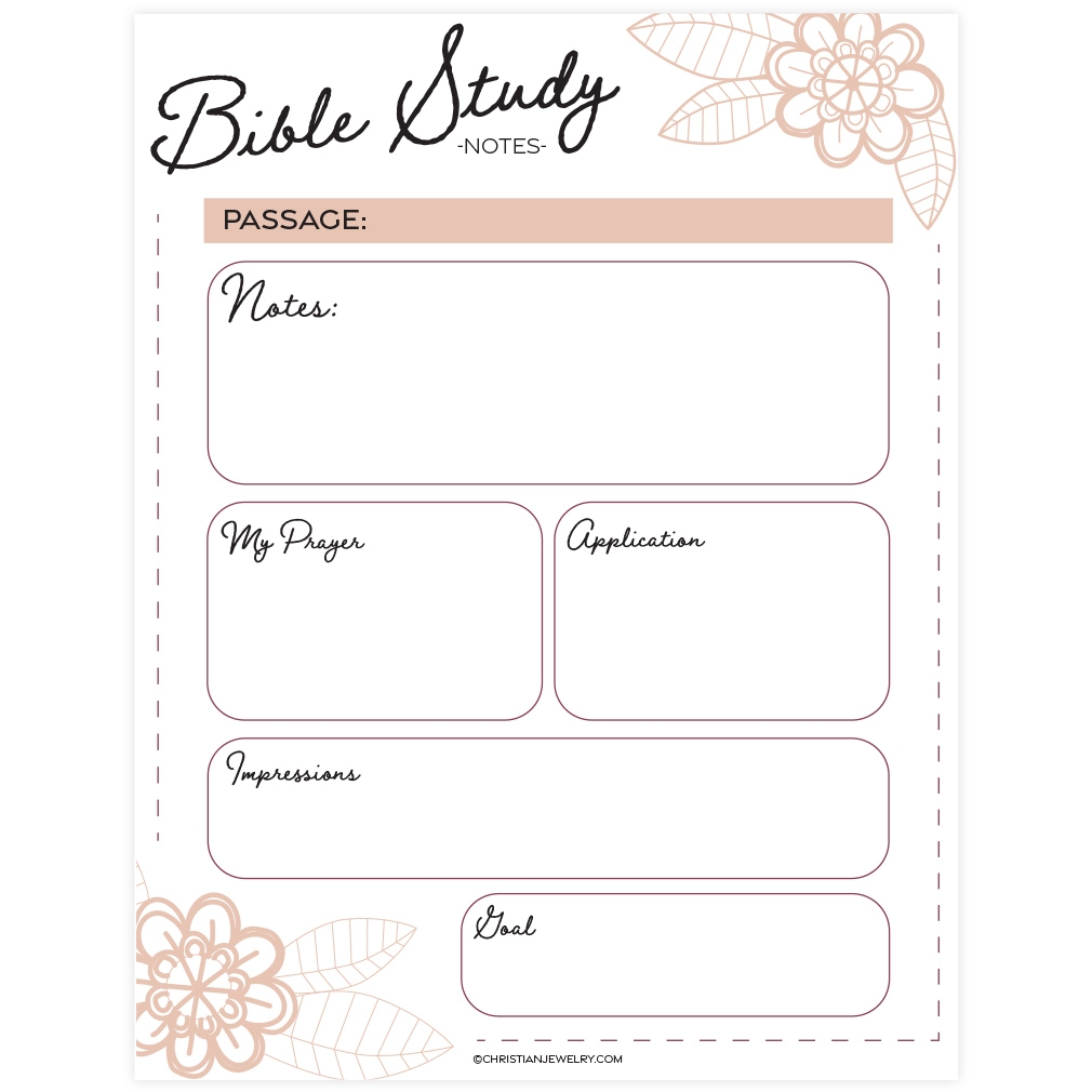 Free Bible Printables For Adults