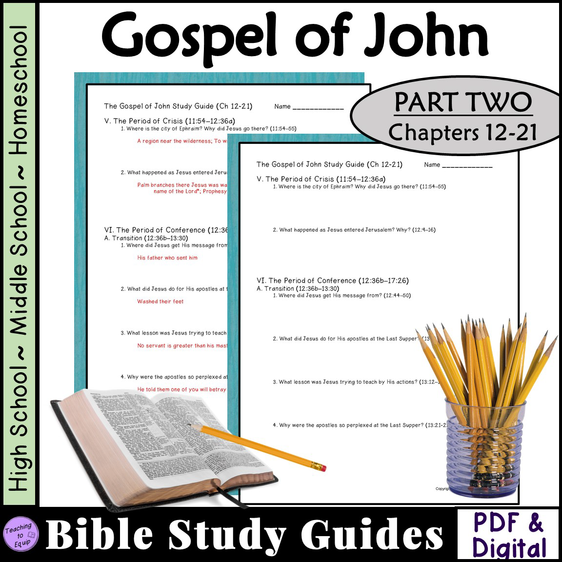 Free Printable Youth Bible Study Lessons